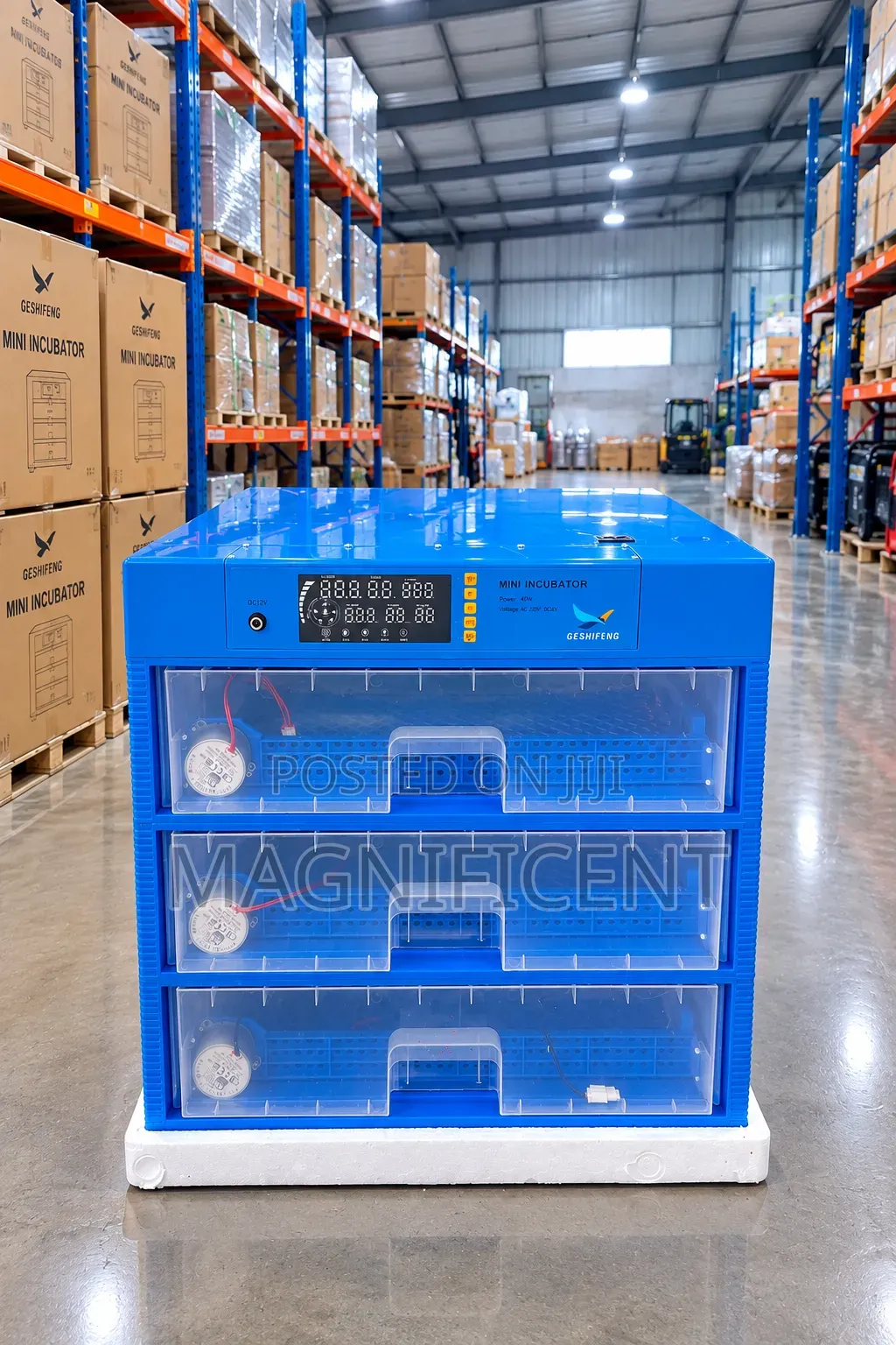 GESHIFENG Automatic Egg Incubator – Digital 3-Layer Hatchery Machin