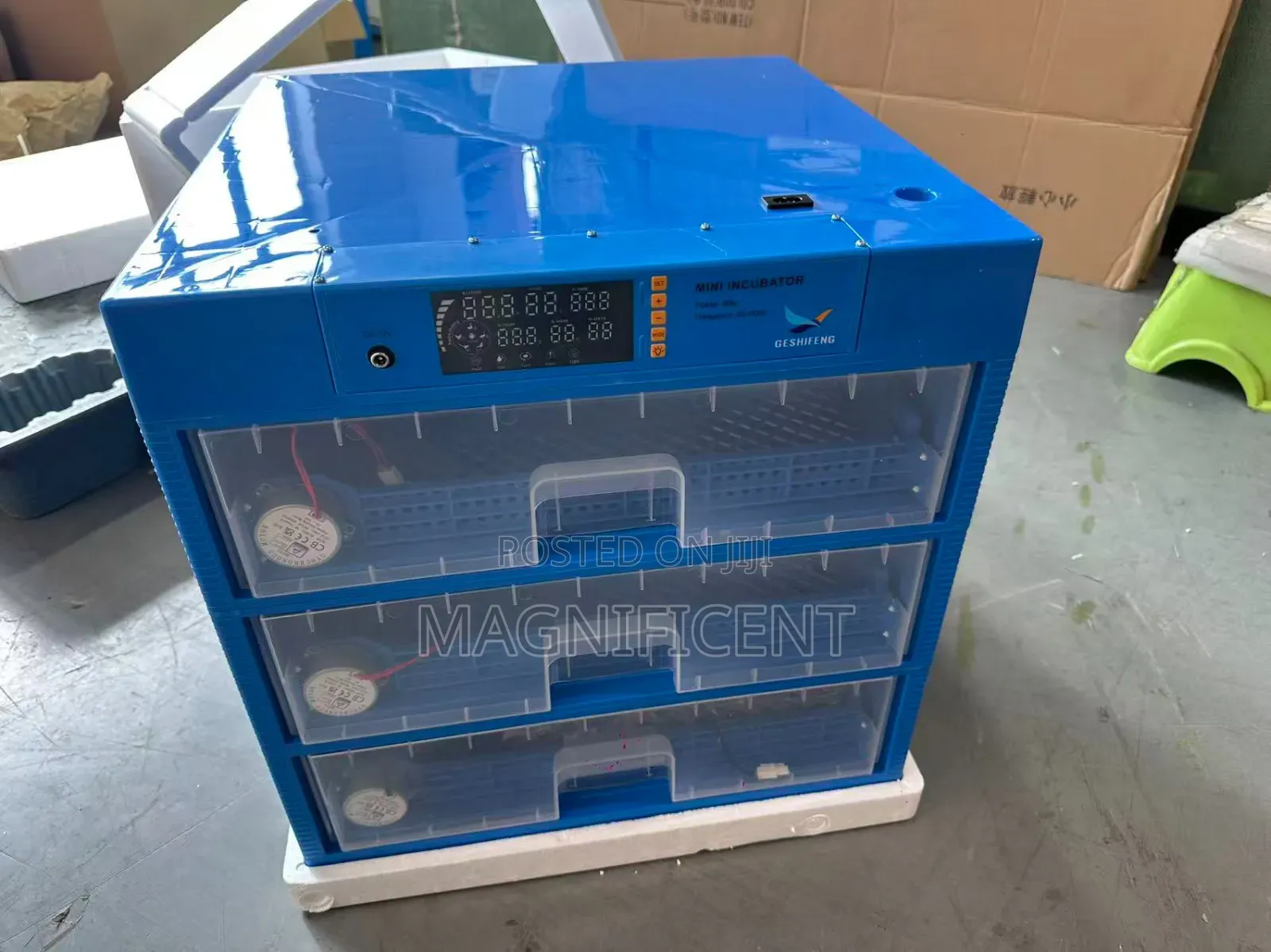 GESHIFENG Automatic Egg Incubator – Digital 3-Layer Hatchery Machin