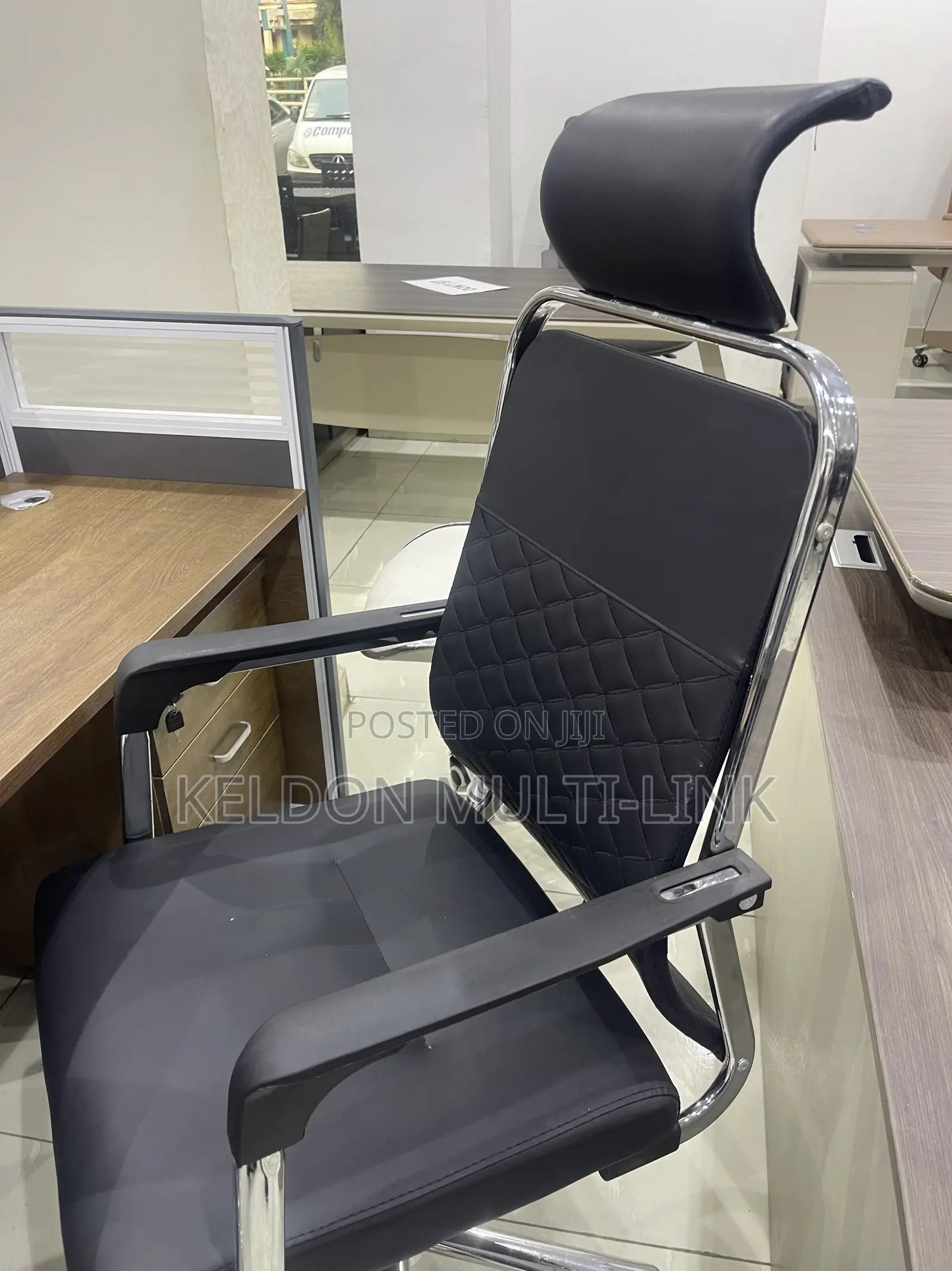 Office Chair Leather With Head Rest/Black/Brown /Qualuty Chair