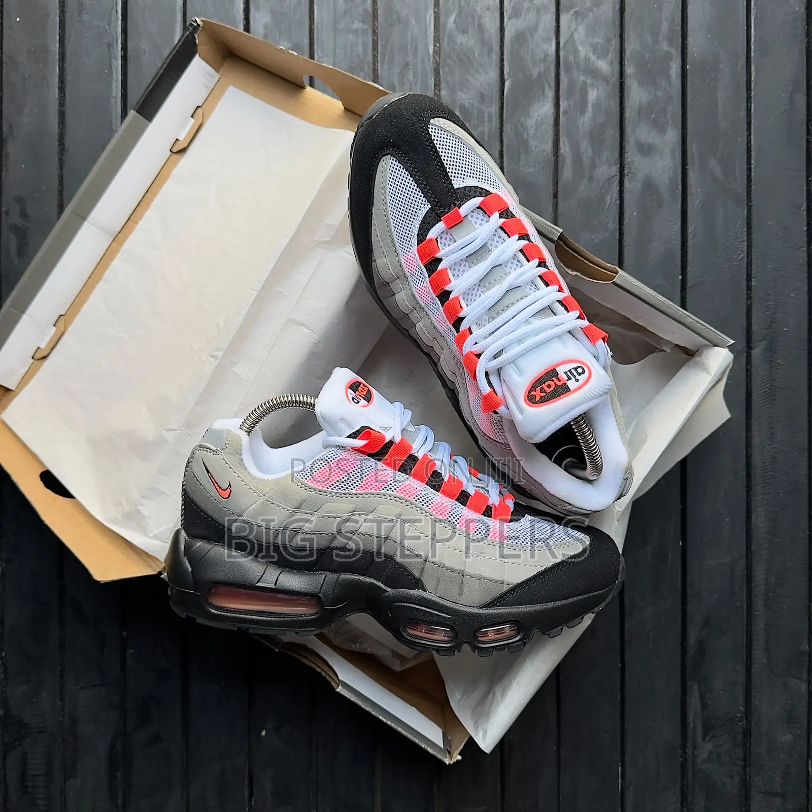 Nike Air Max Sneakers Red and Black