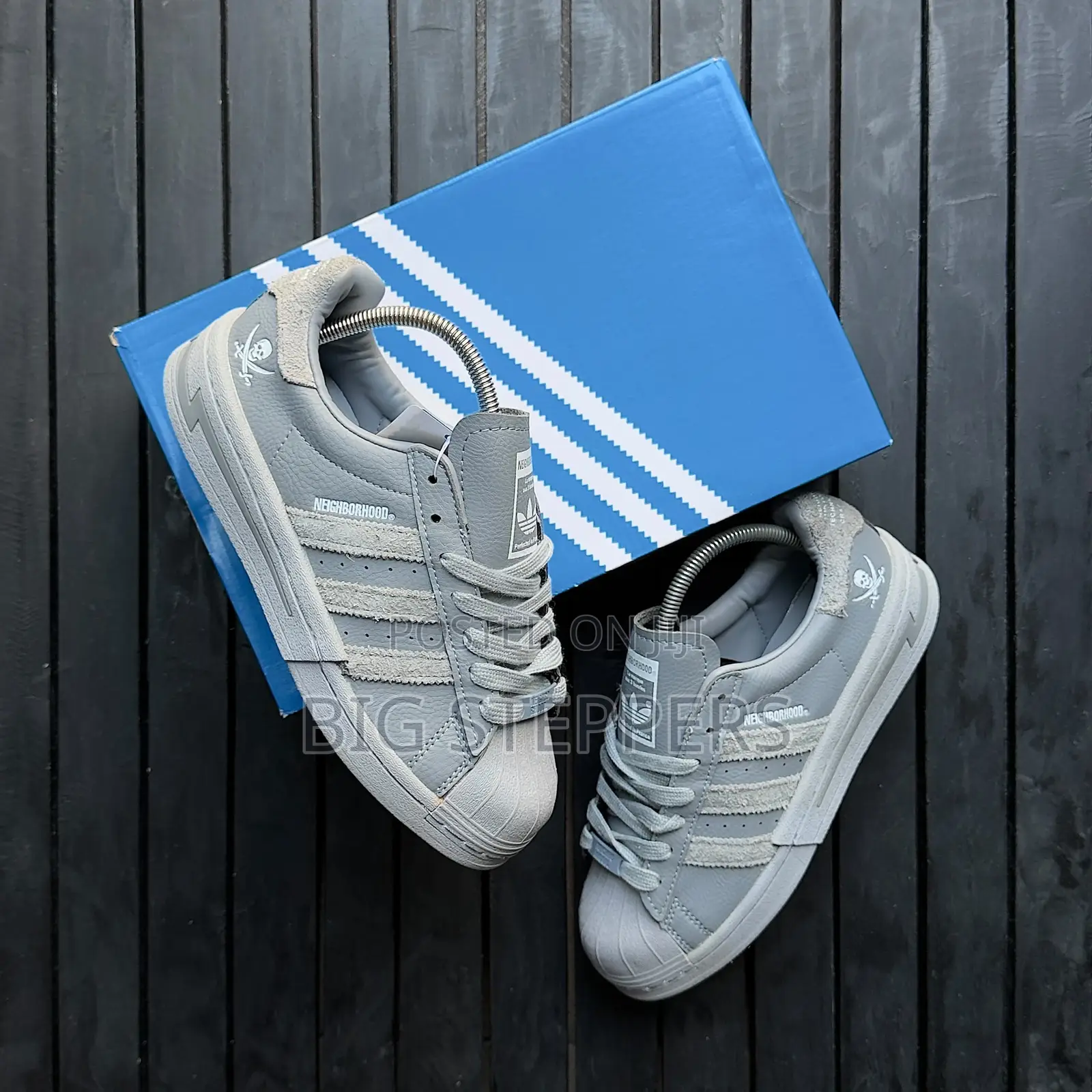 Adidas Superstar Neighborhood Grey Sneakers