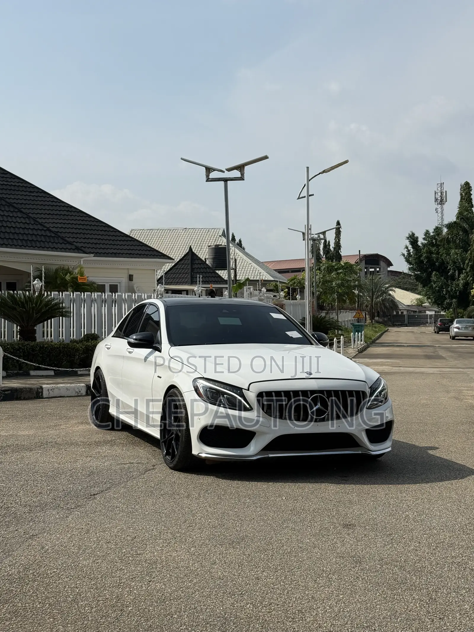 Mercedes-Benz C43 4Matic Sedan AWD (3.0L V6 9AM) 2017 White