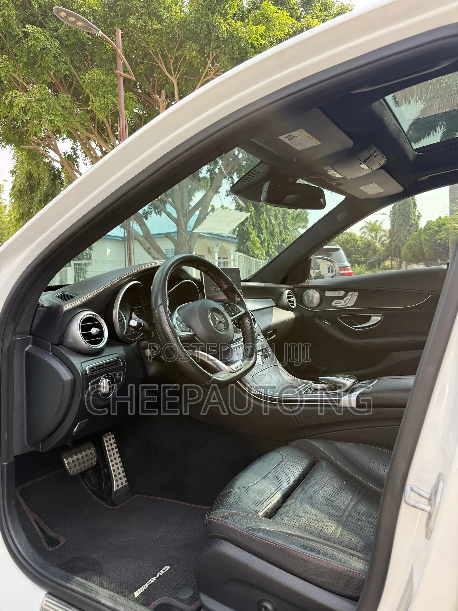 Mercedes-Benz C43 4Matic Sedan AWD (3.0L V6 9AM) 2017 White