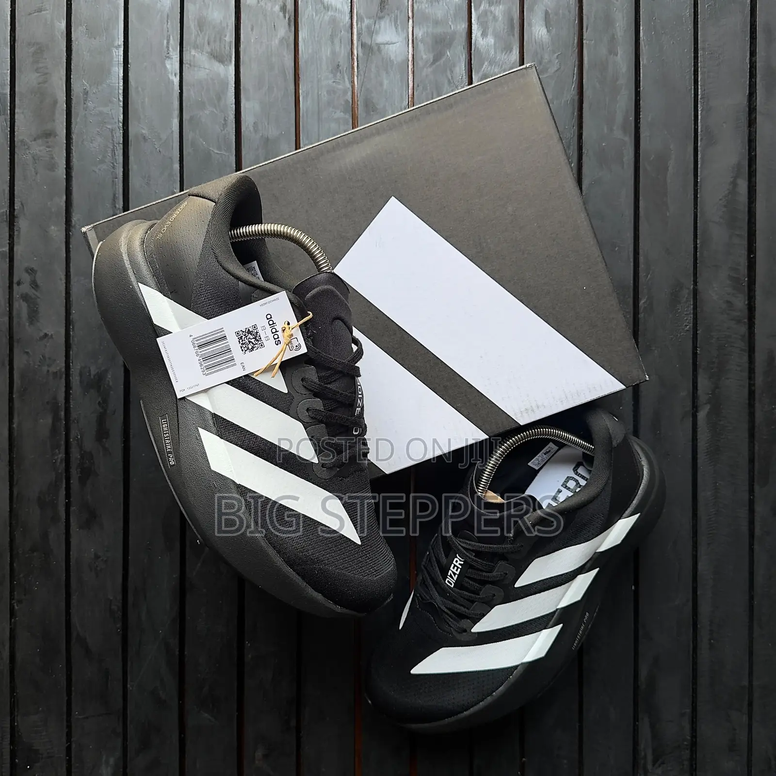 Adidas Adizero Black and White
