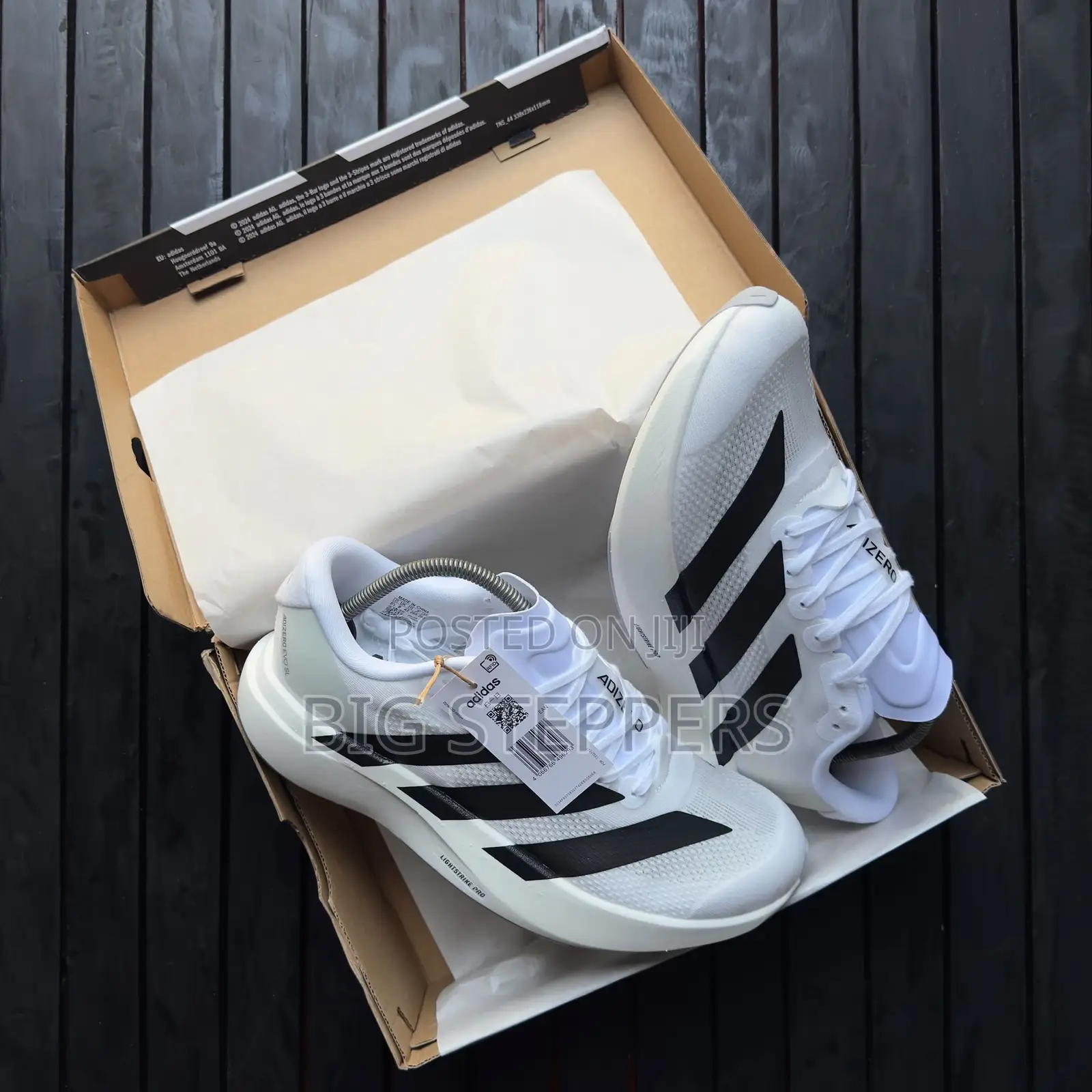 Adidas Adizero White Sneakers