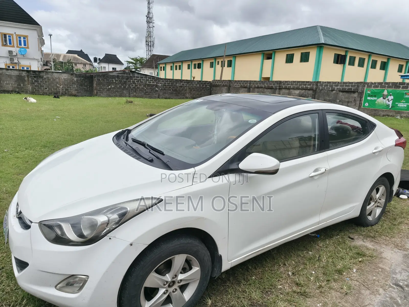 Hyundai Elantra GLS Sedan FWD (1.8L 4cyl 6A) 2013 White