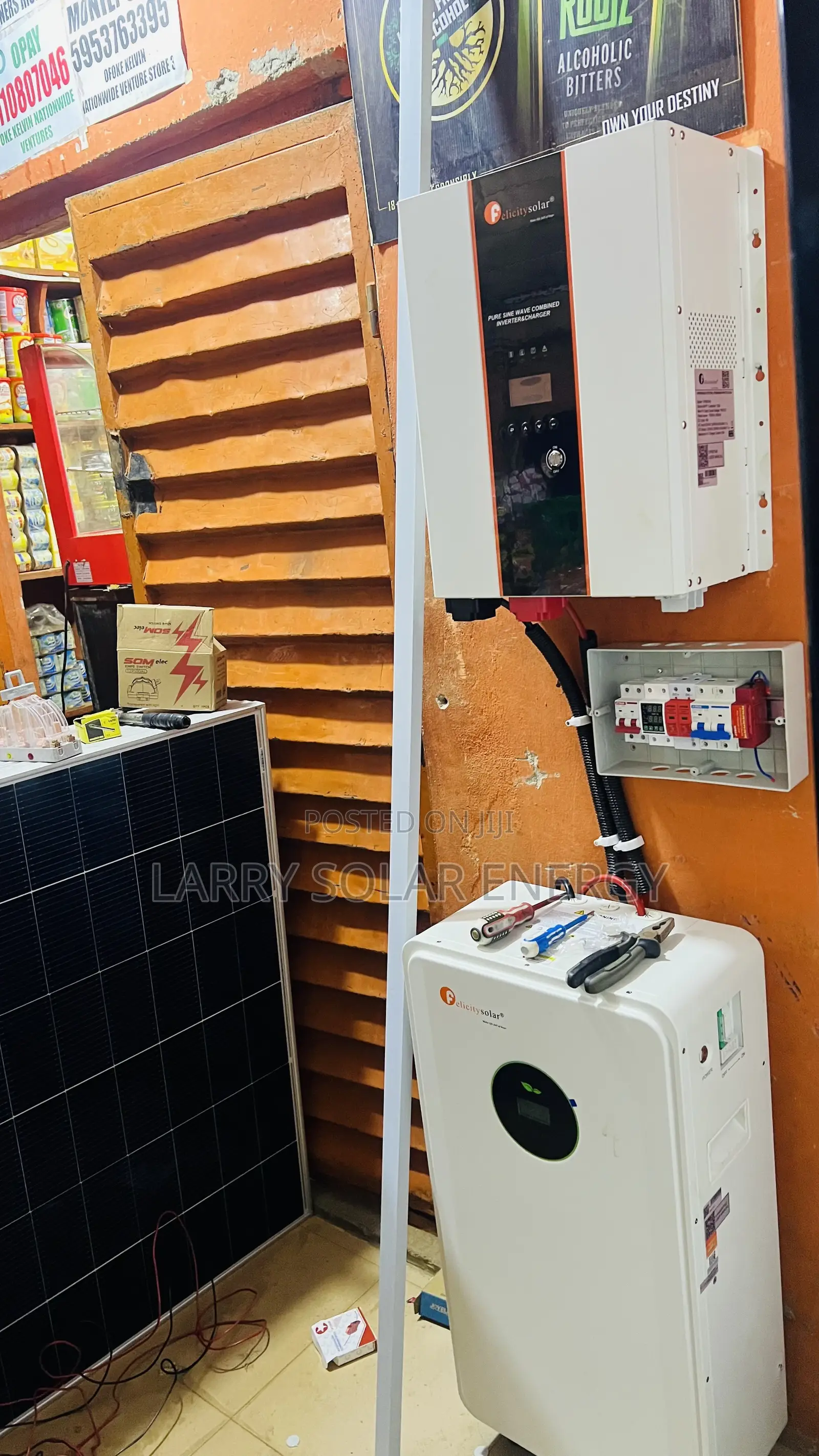 7.5kva Solar Setup X 15kwh Lithium Ion Battery Full Solar System