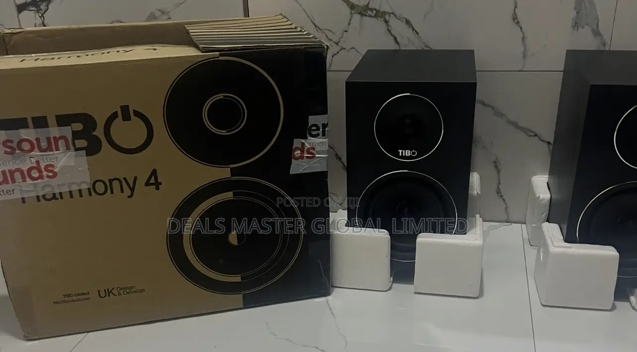UK TIBQ Harmony 4 Bookshelf Studio Hi-Fi Speakers
