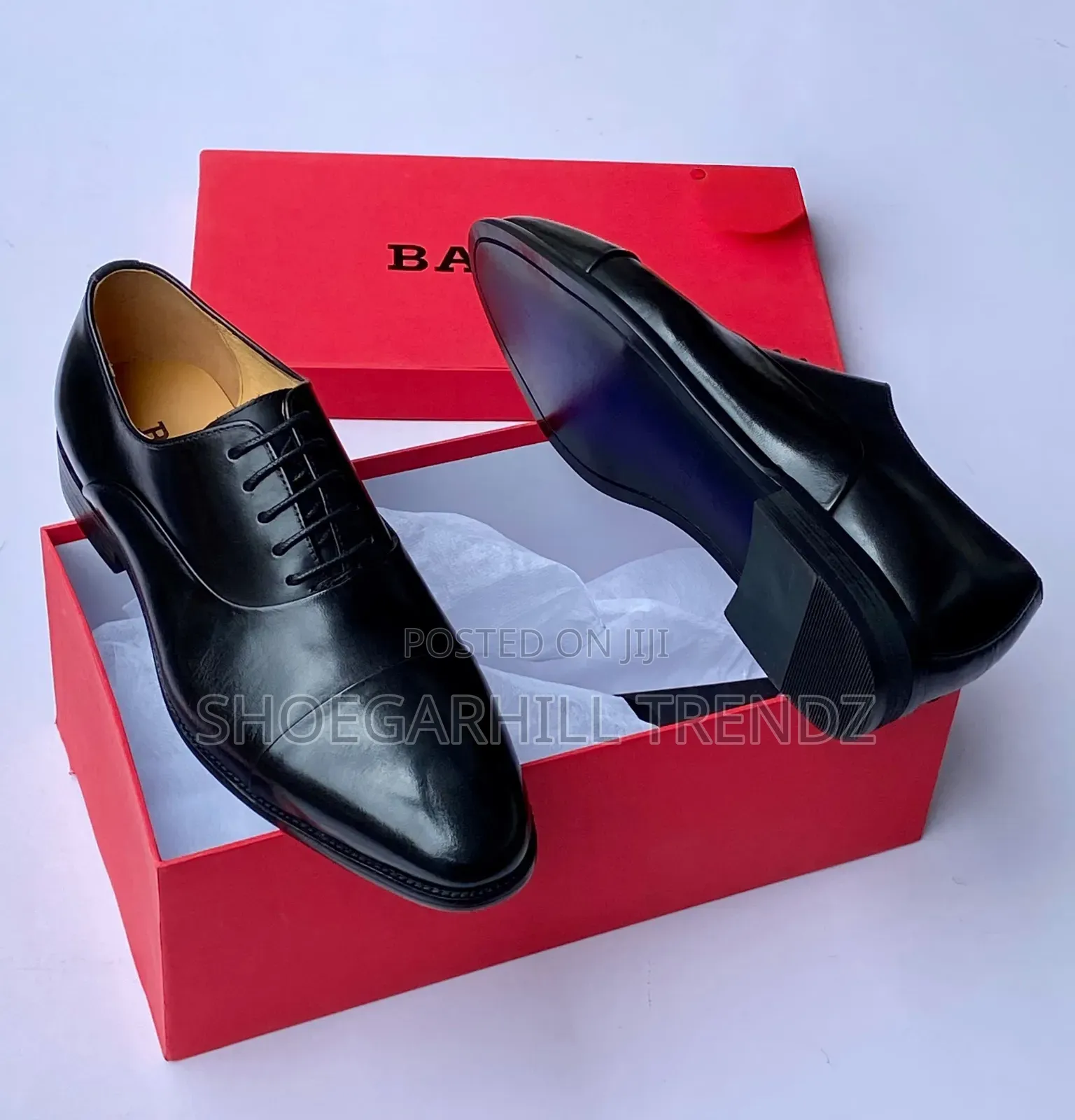 Oxford Leather Bally Men Shoes