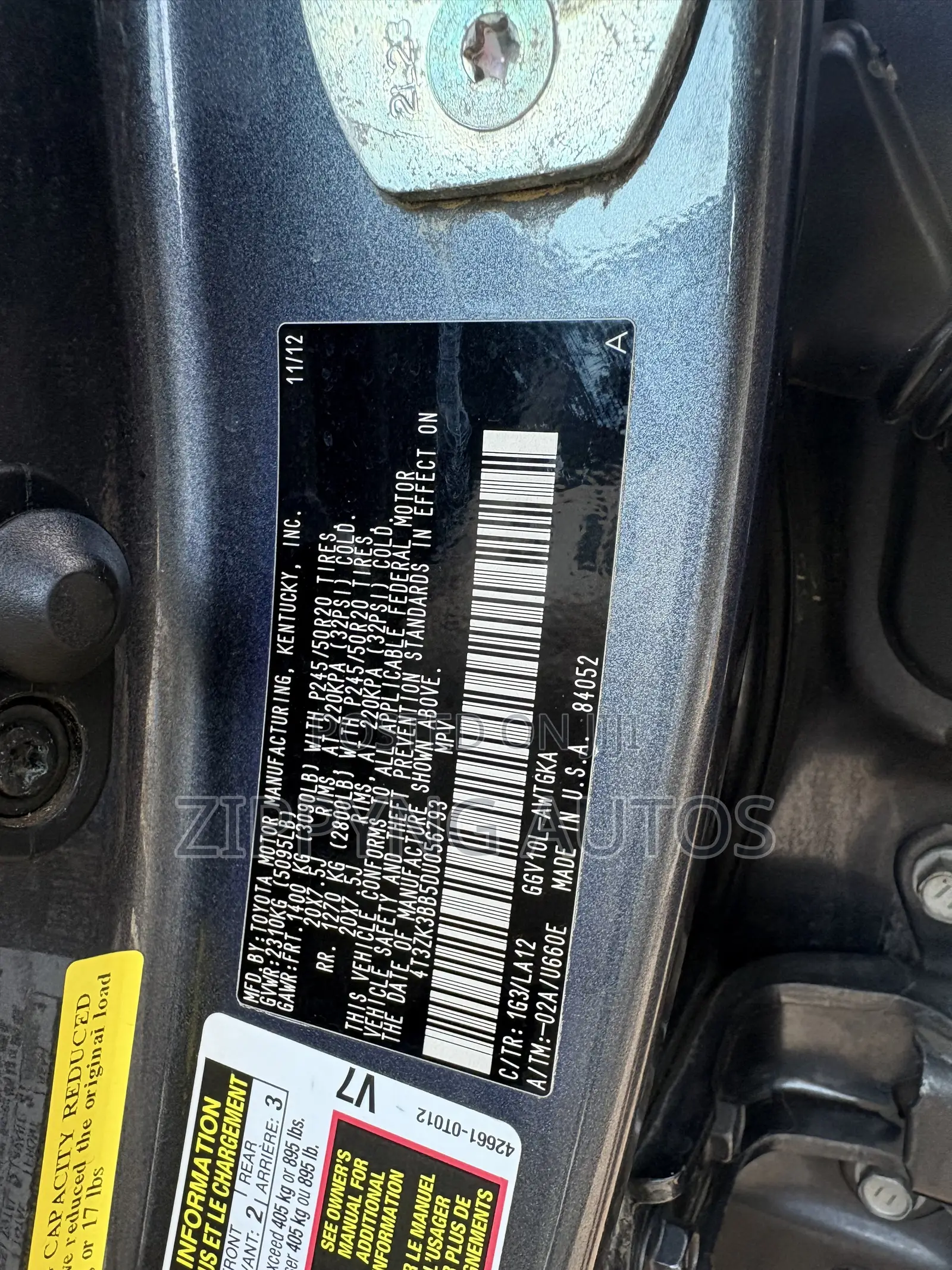 Toyota Venza XLE AWD V6 2013 Gray