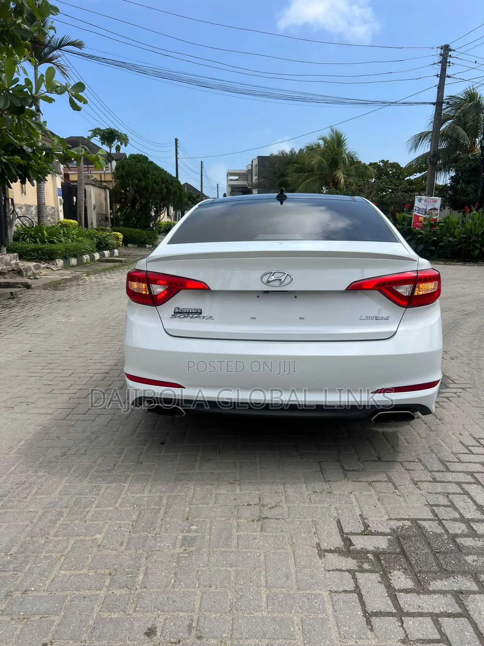 Hyundai Sonata Limited 4dr Sedan (2.4L 4cyl 6A) 2015 White