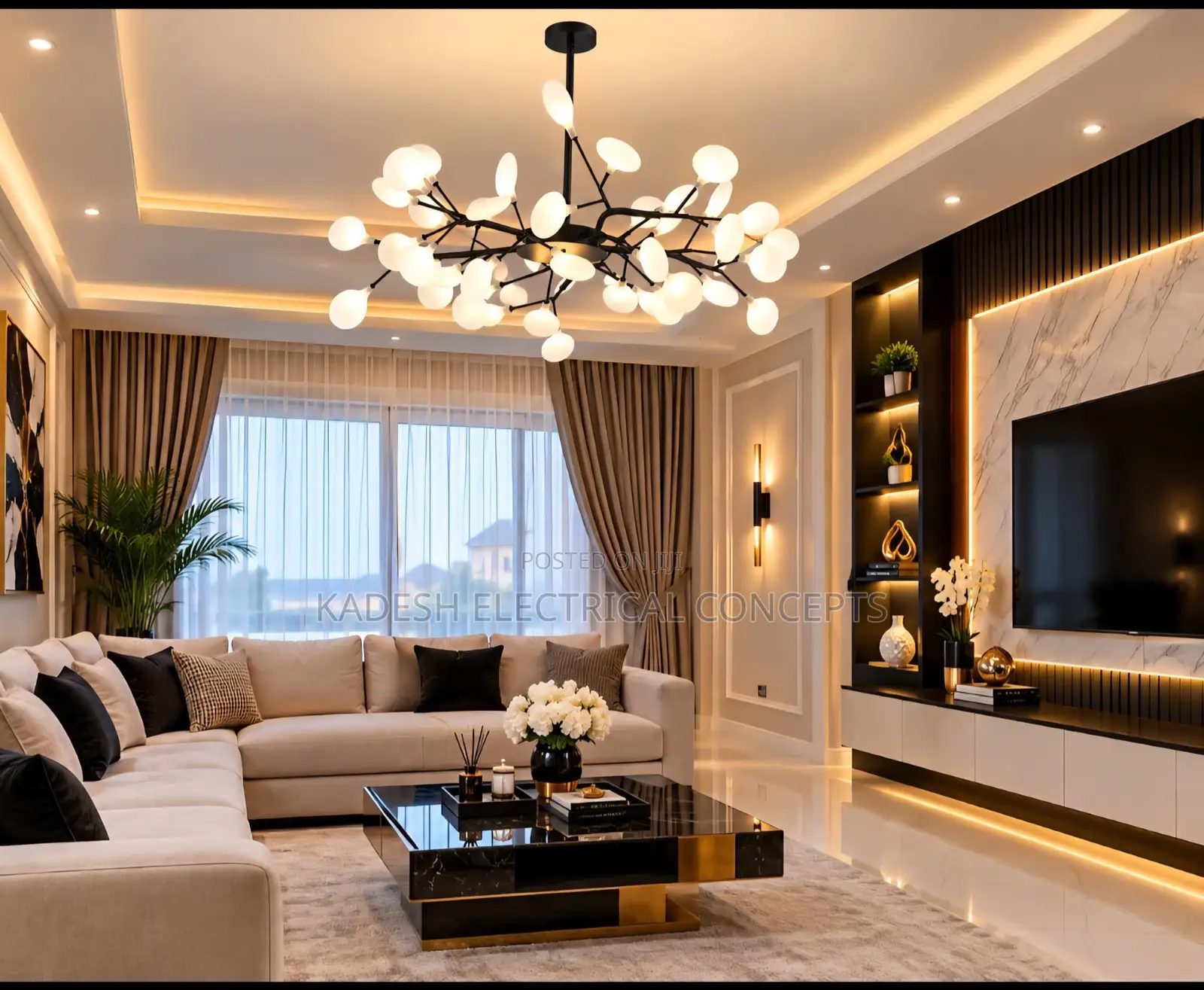 Nordic G4 Led Chandelier Lighting Modern Branch Pendant Light