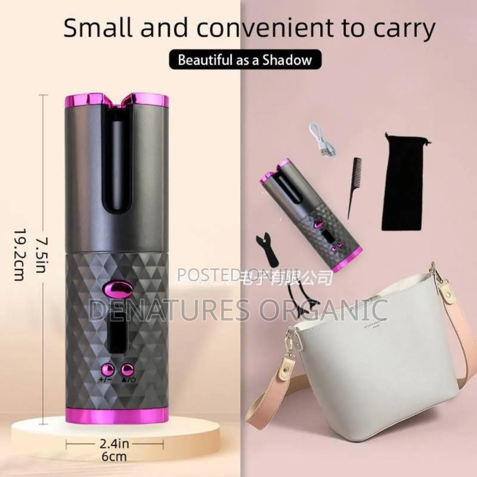 Rechargeable Professional Hair Curler