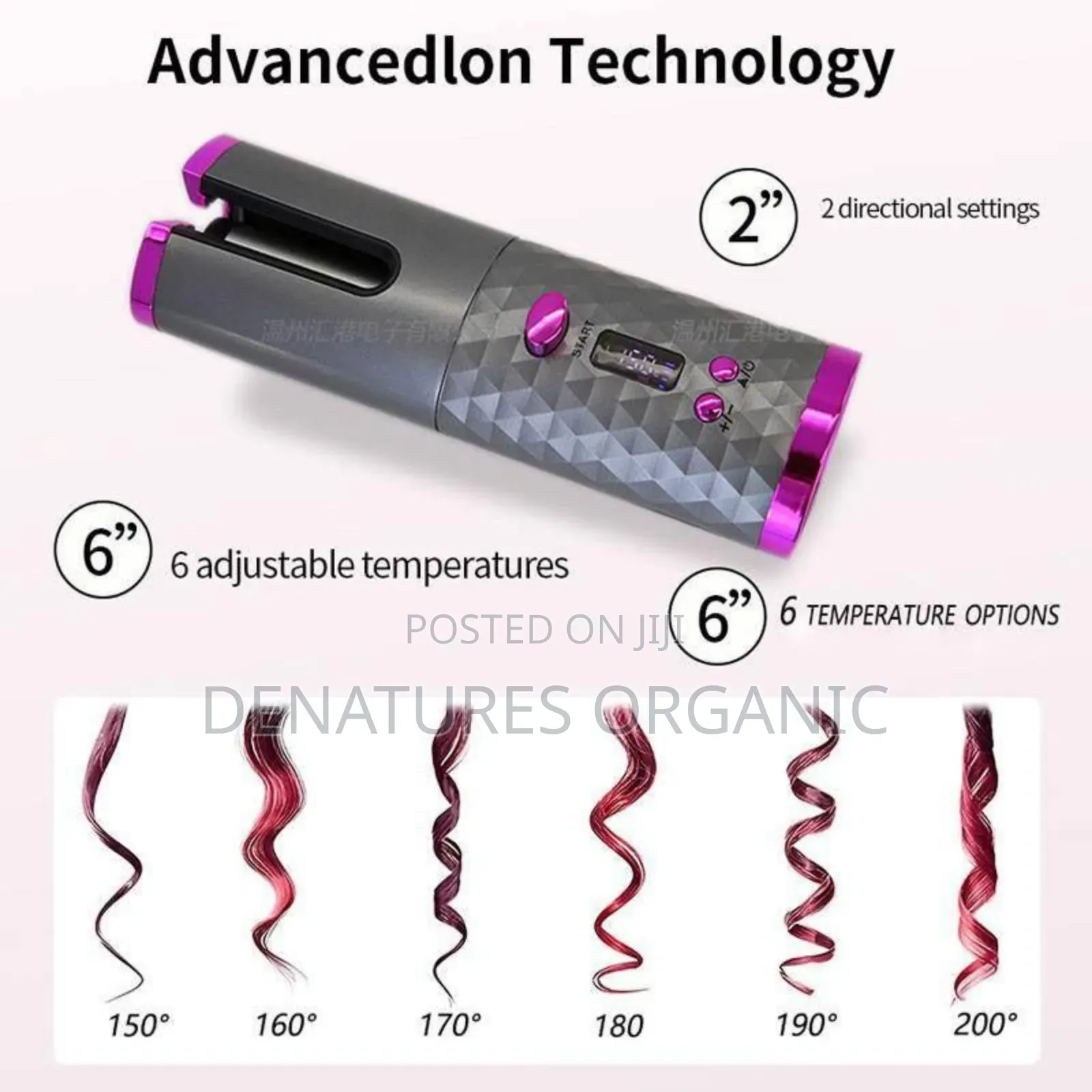 Rechargeable Professional Hair Curler