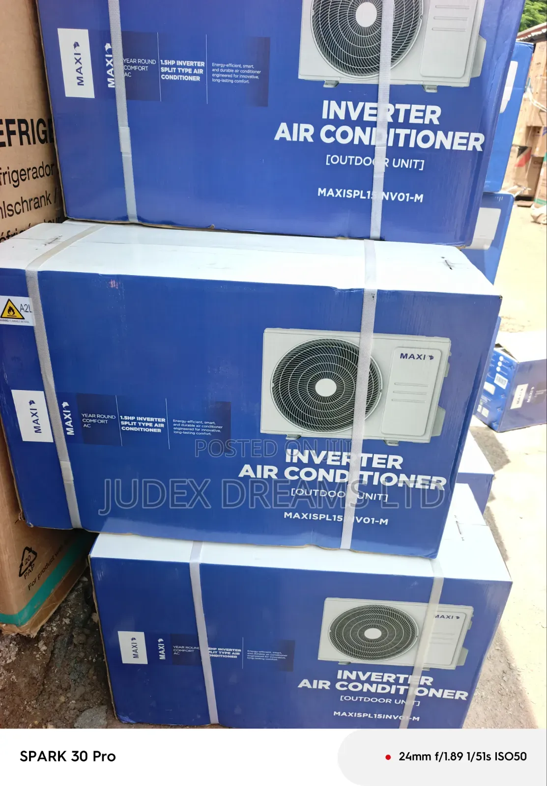 High Quality MAXI Inverter Air-Conditioner 1.5hp.