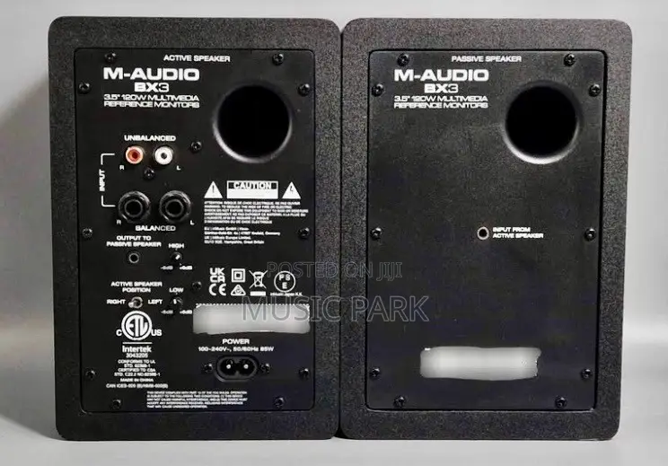 UK Used M-Audio BX3BT Bluetooth Studio Monitors - Pair!
