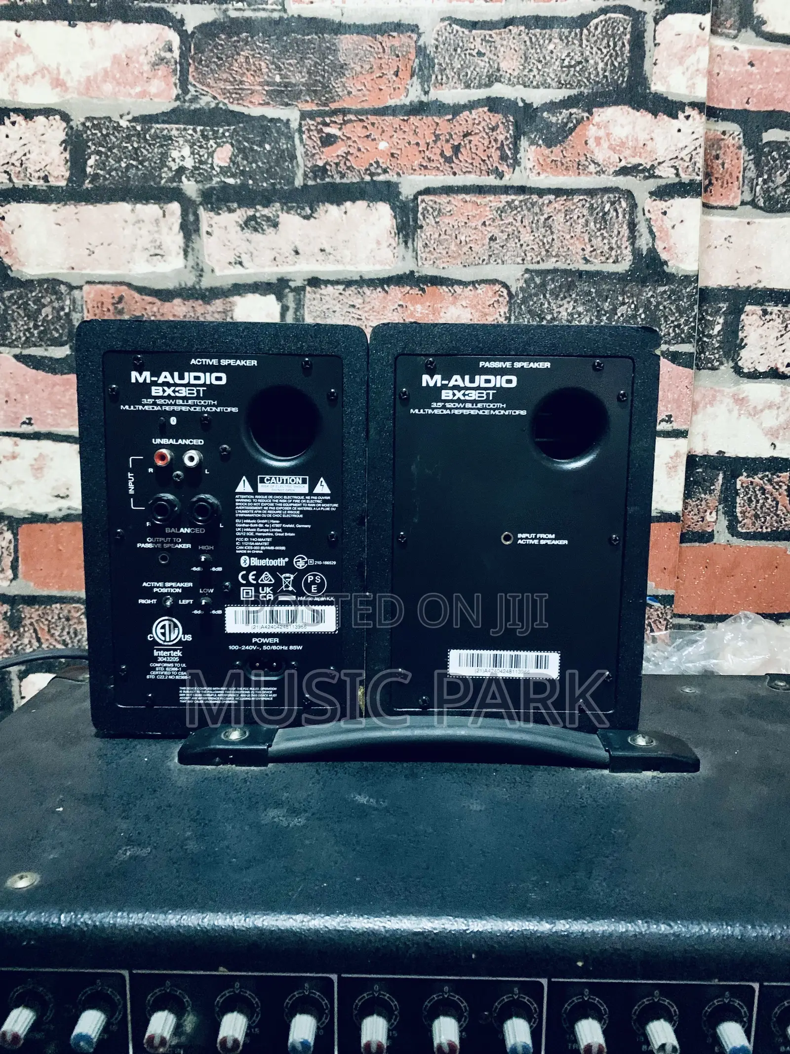 UK Used M-Audio BX3BT Bluetooth Studio Monitors - Pair!