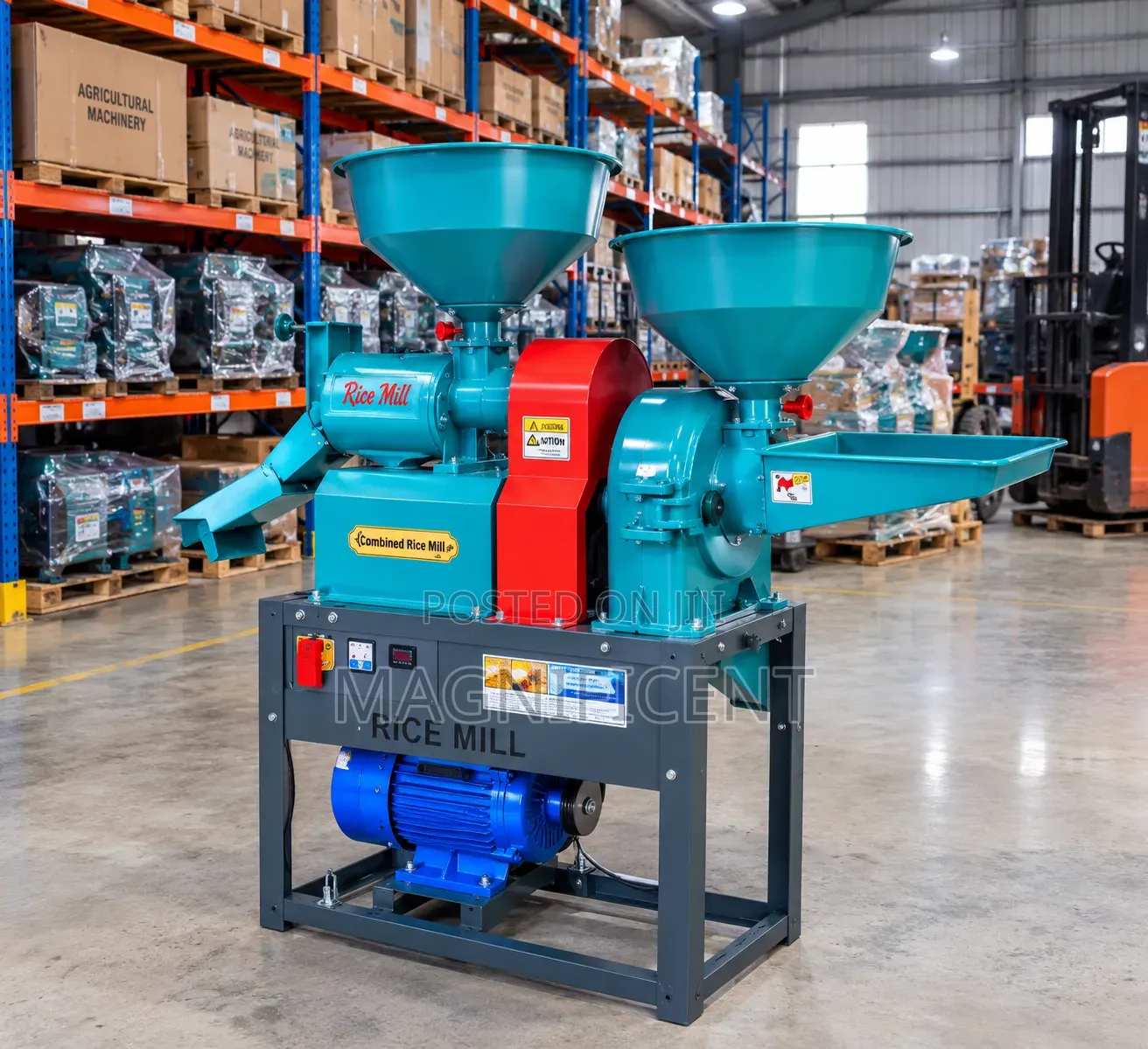6nf-49f-21 Combined Rice Mill Machine – 3kW | 150–300kg/Hour