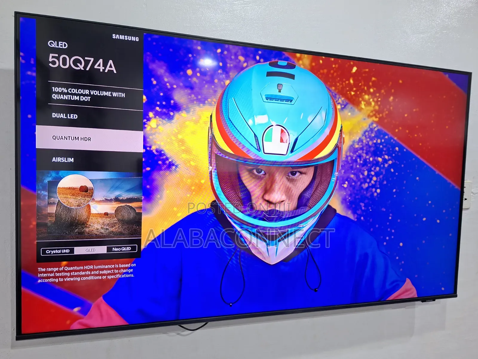 50" Samsung QLED Q74A Slim Smart TV