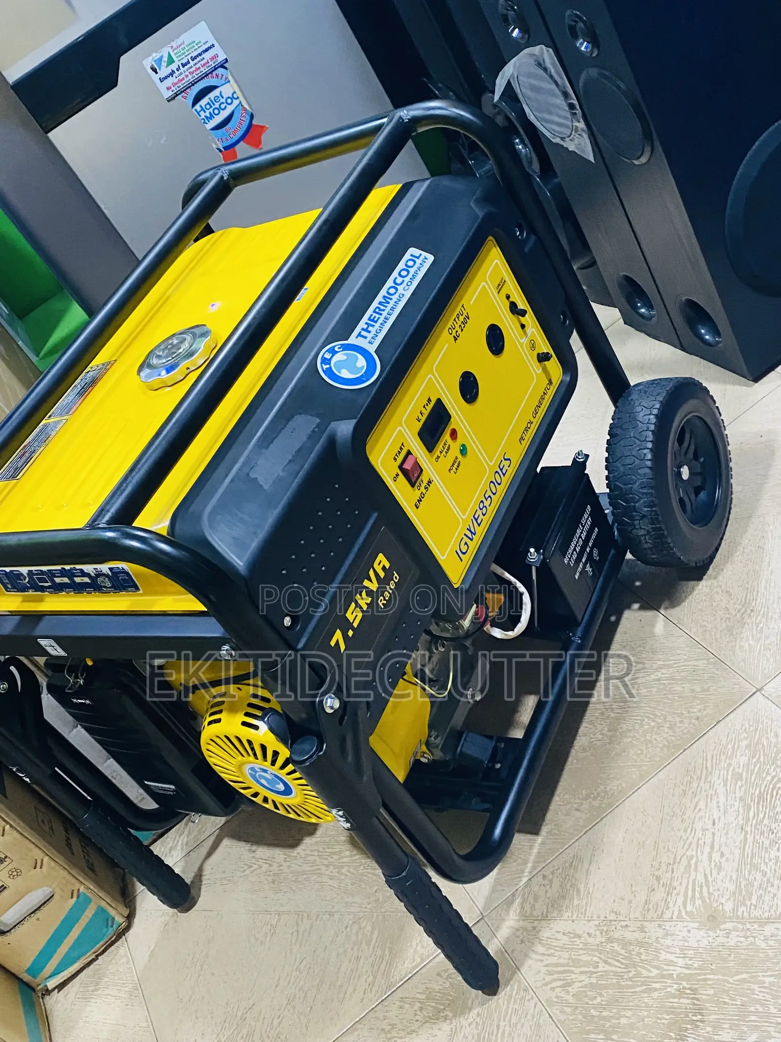 Barely Used Thermocool 7.5kva Gen