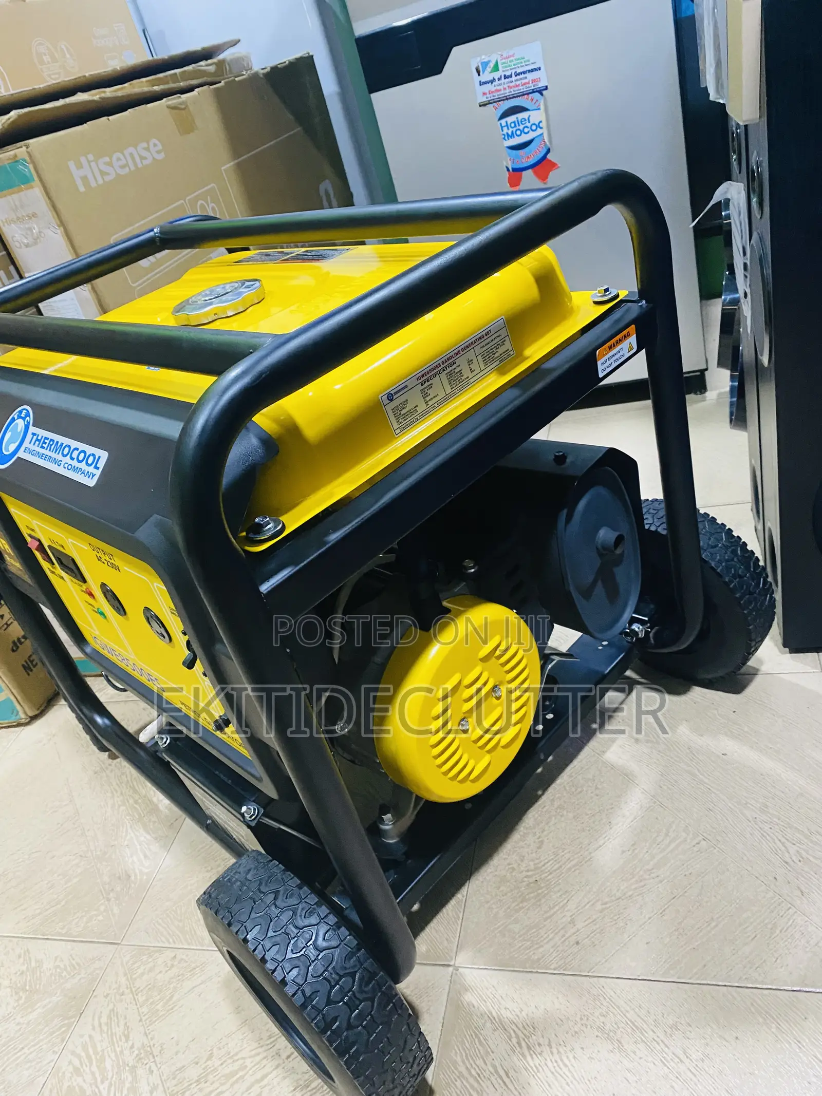 Barely Used Thermocool 7.5kva Gen