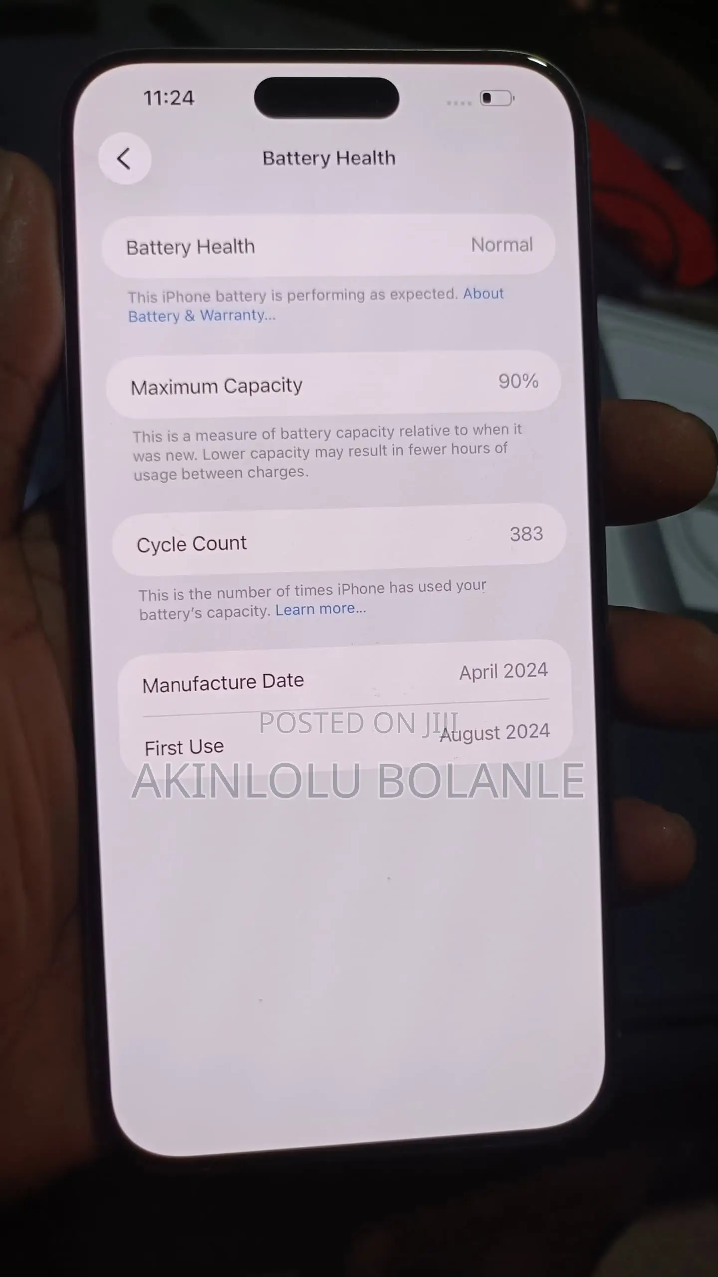 Apple iPhone 15 Pro Max 256 GB Silver
