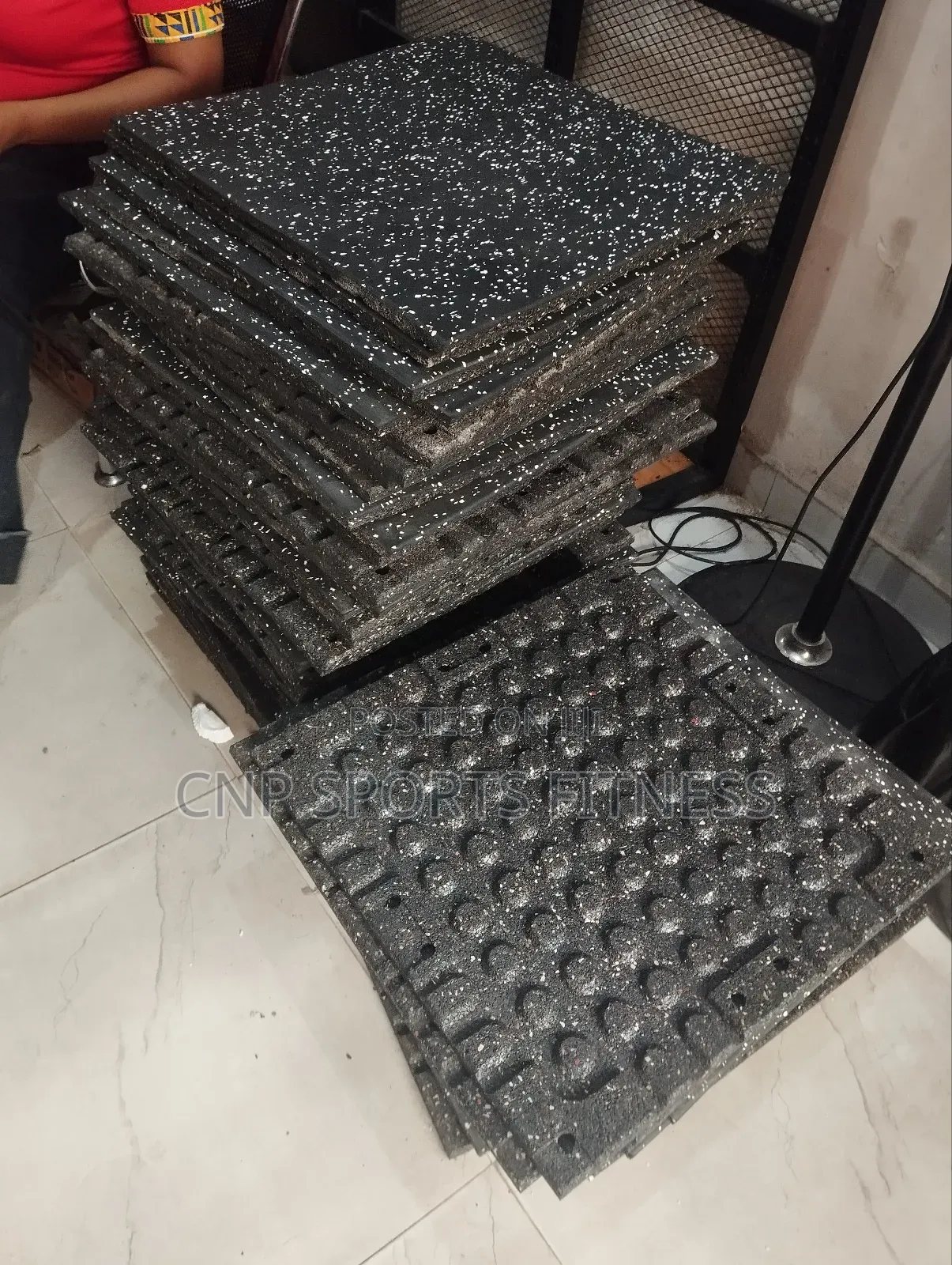 Gym Rubber Floor Mat 20mm Thickness