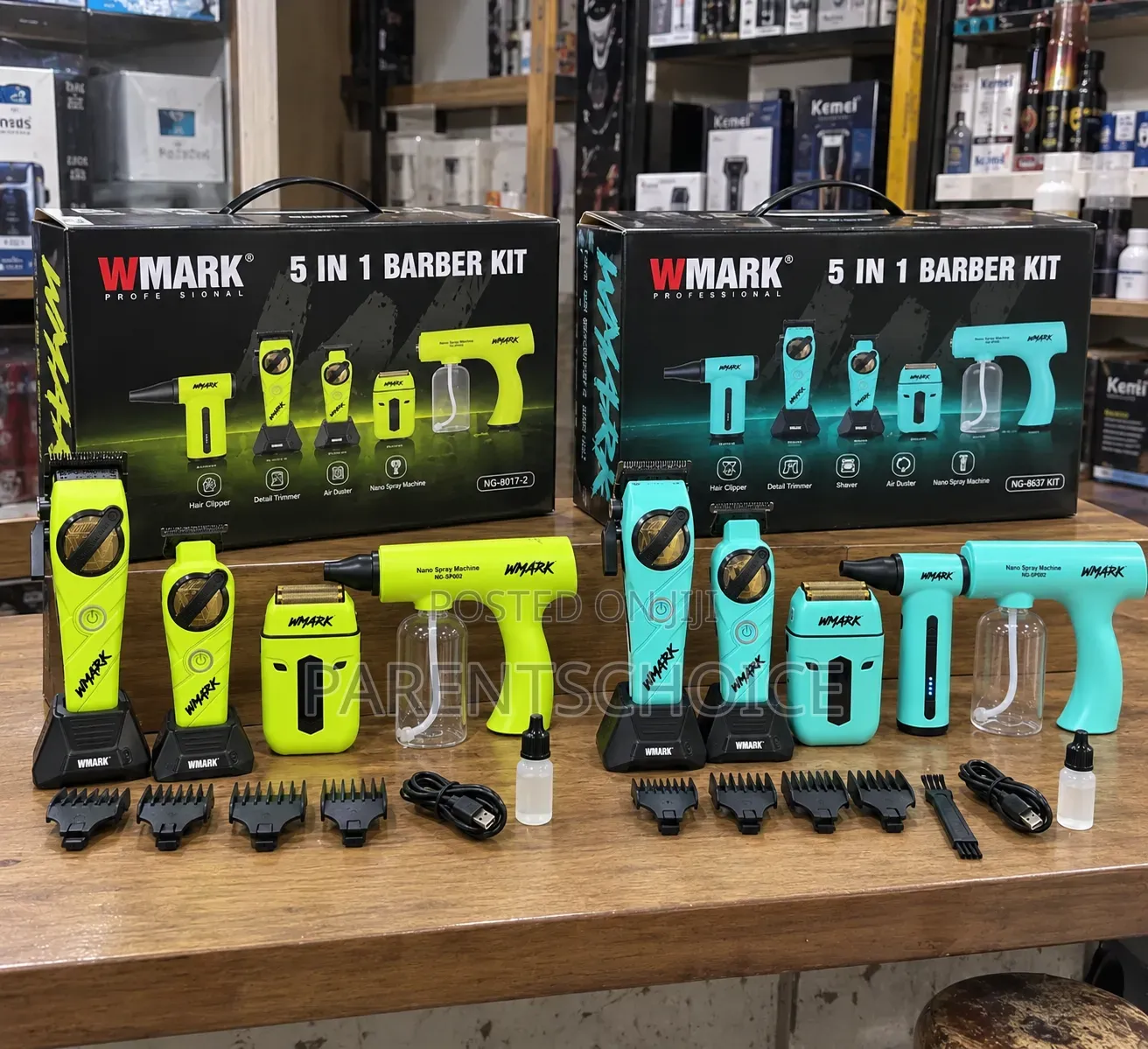 WMARK 5 in 1 Barber Kit (NG-8637 KIT