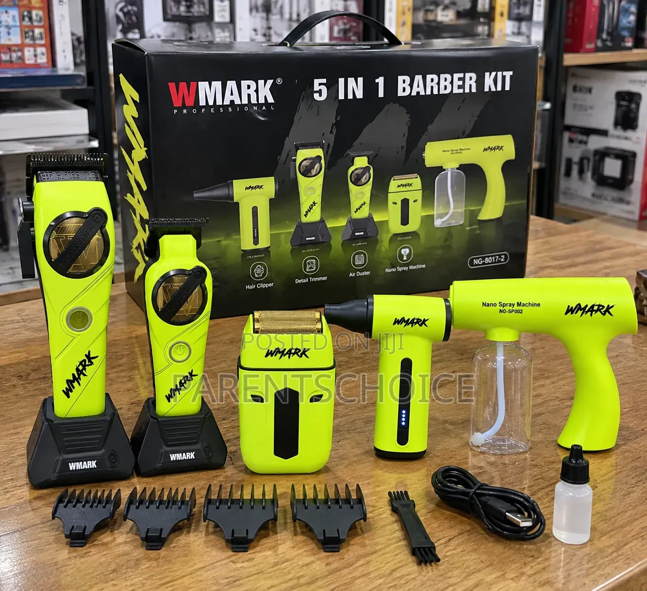 WMARK 5 in 1 Barber Kit (NG-8637 KIT