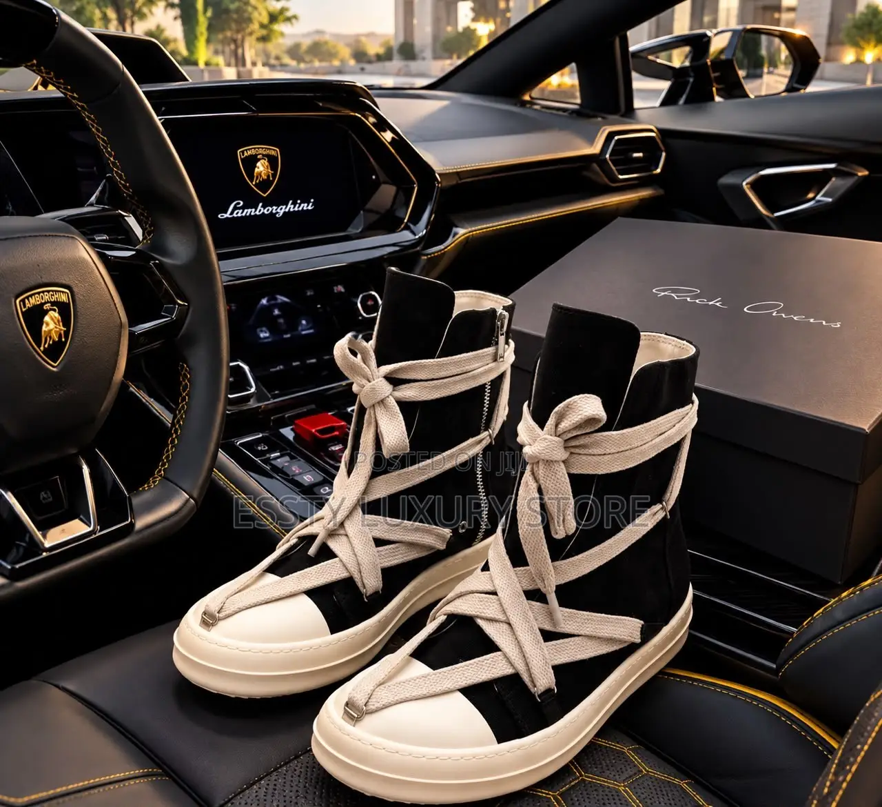 High Quality Luxury Original Rick Owen's Luxury Boot
