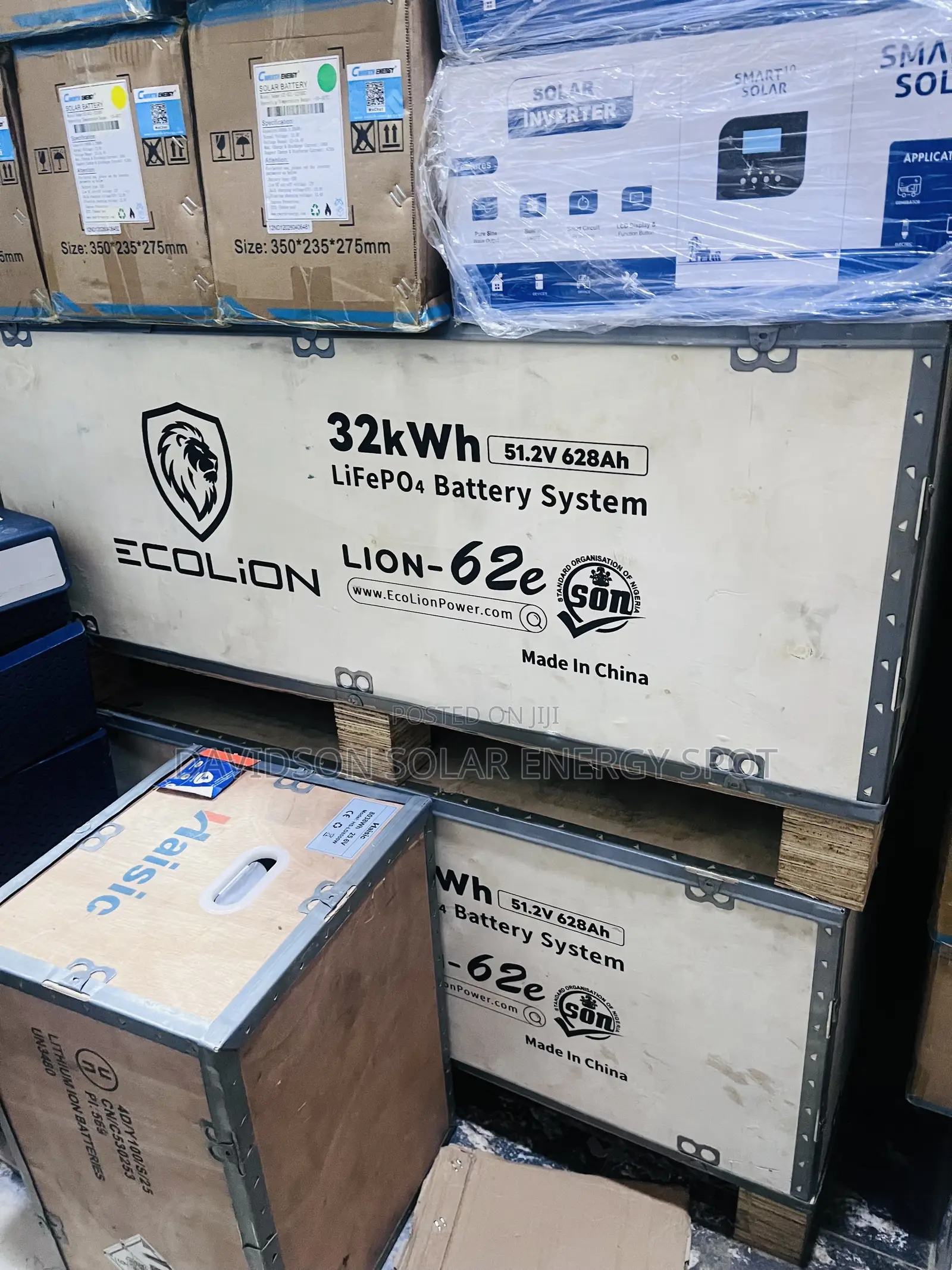 32kwh 48v Ecolion Solar Lithium Ion Battery