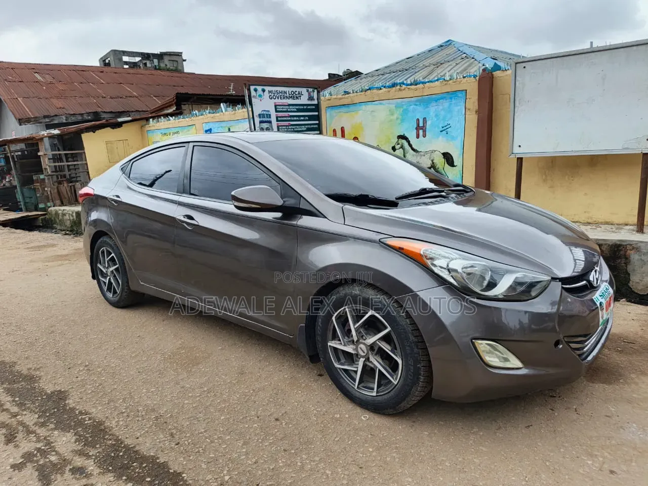 Hyundai Elantra 2013 Gray