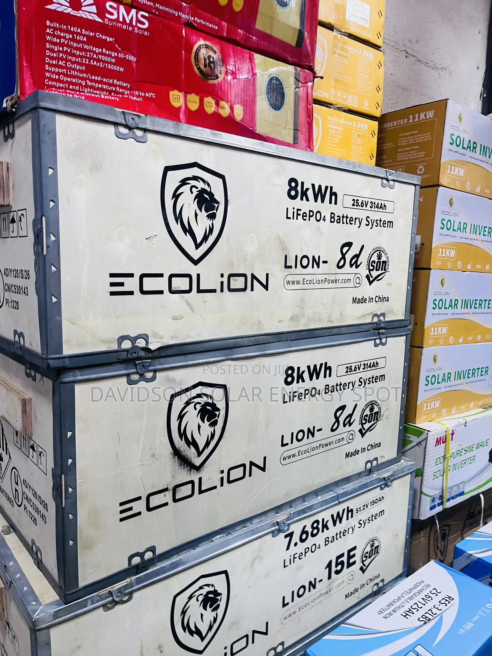 8kwh 24v Ecolion Solar Lithium Ion Battery