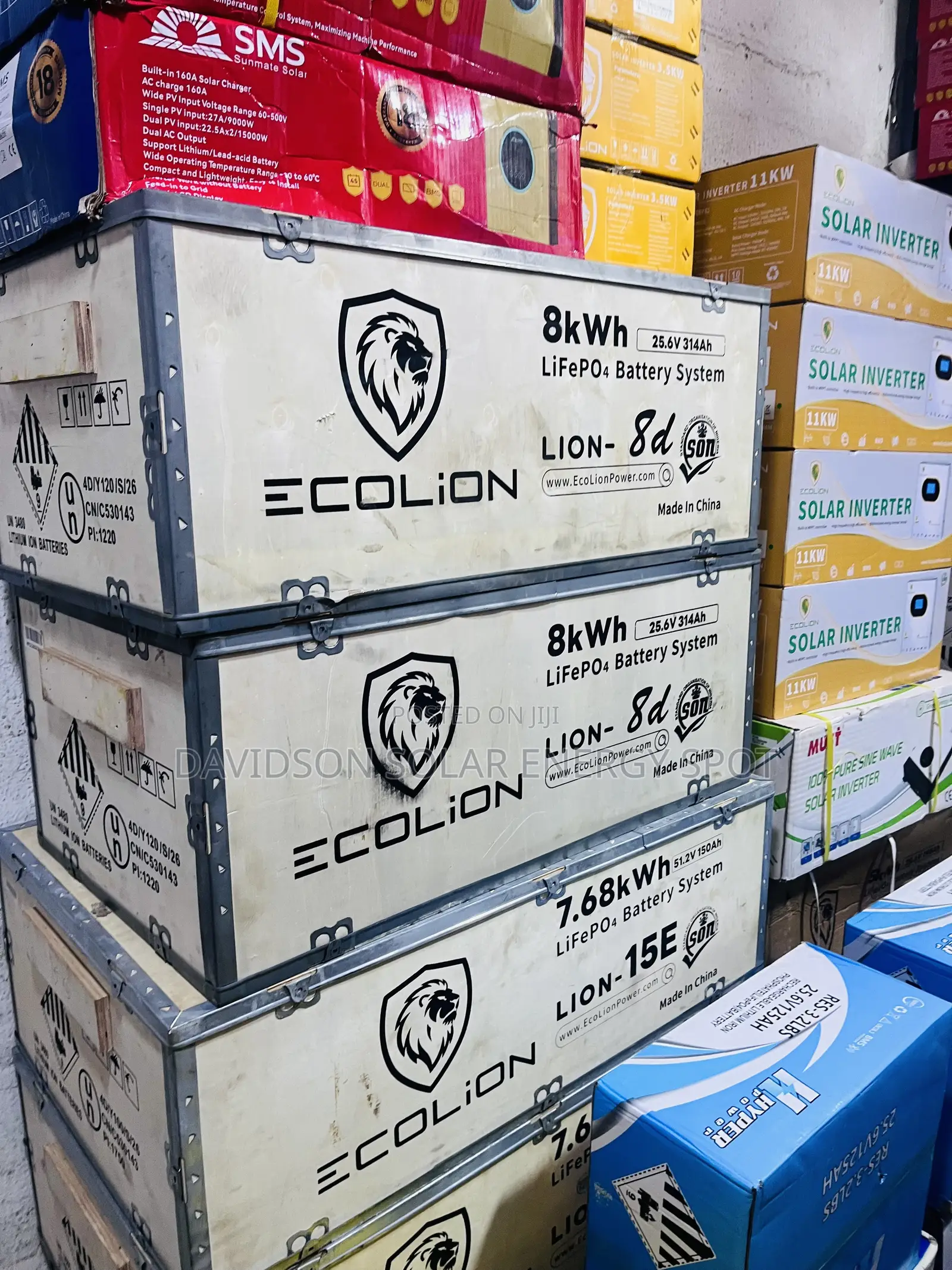 8kwh 24v Ecolion Solar Lithium Ion Battery