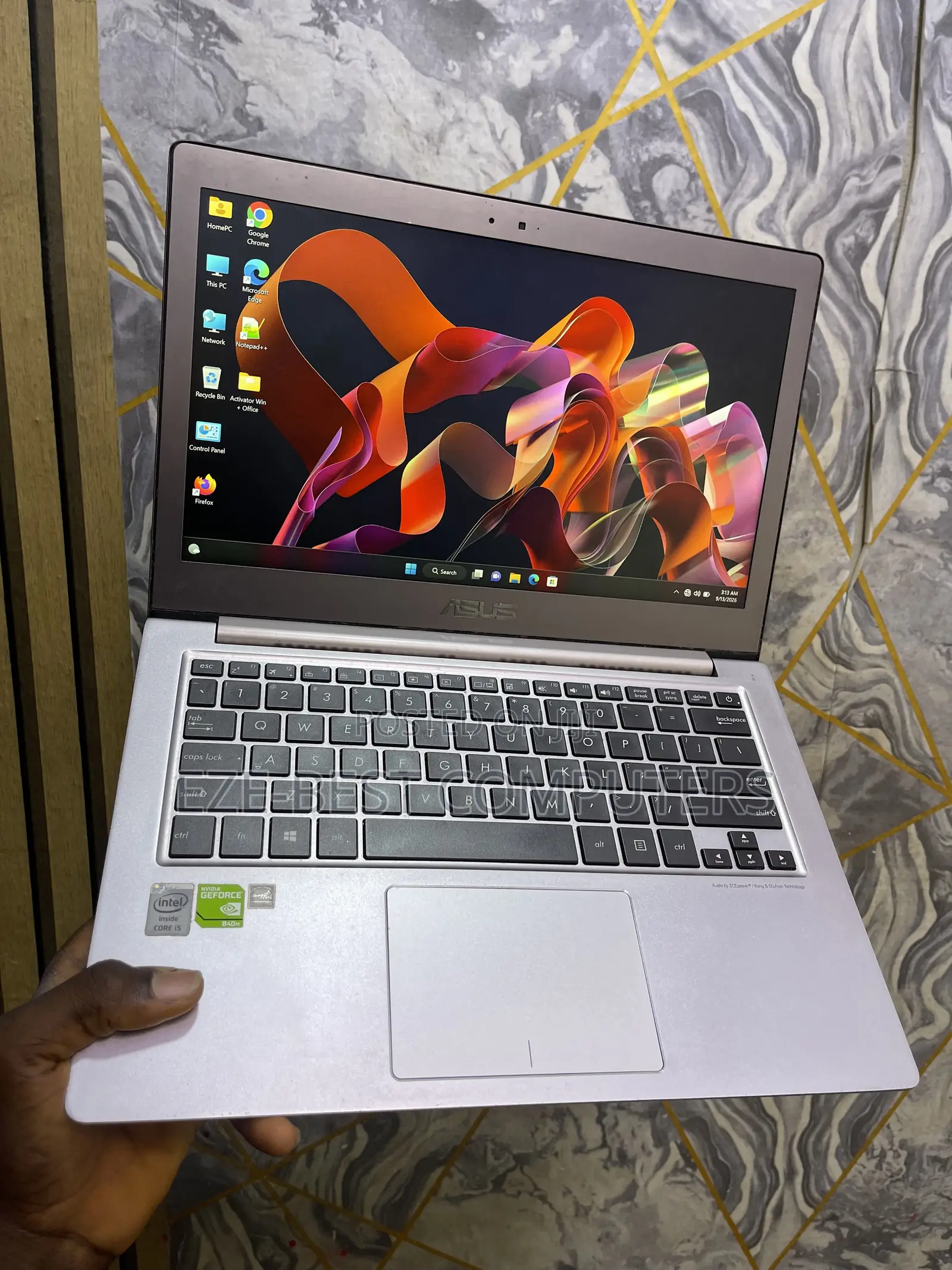 Laptop Asus 8GB Intel Core i5 SSD 128GB