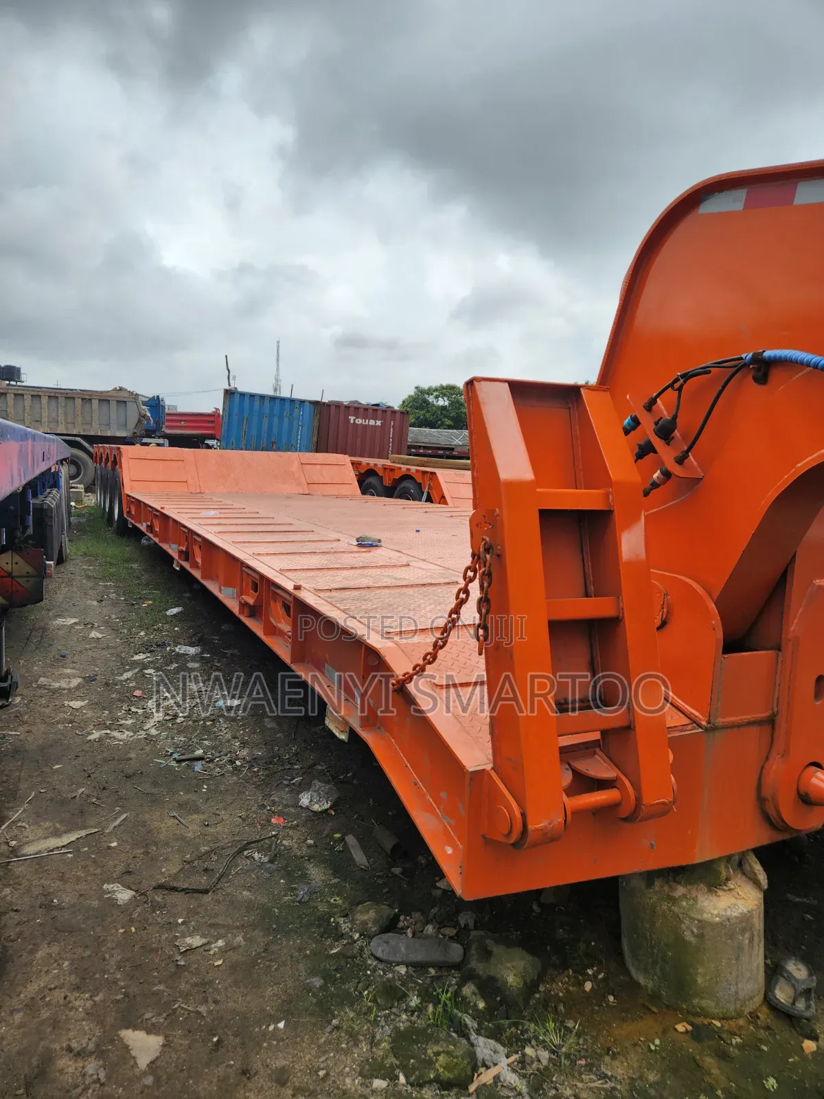 Low Bed Truck Front Loader 100ton