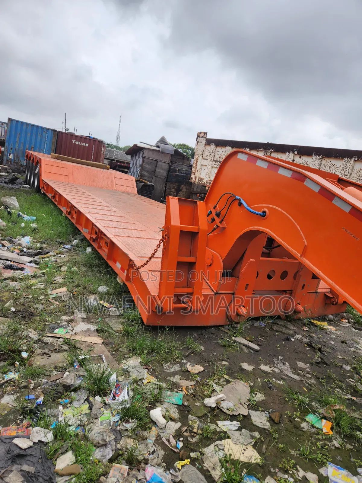 Low Bed Truck Front Loader 100ton