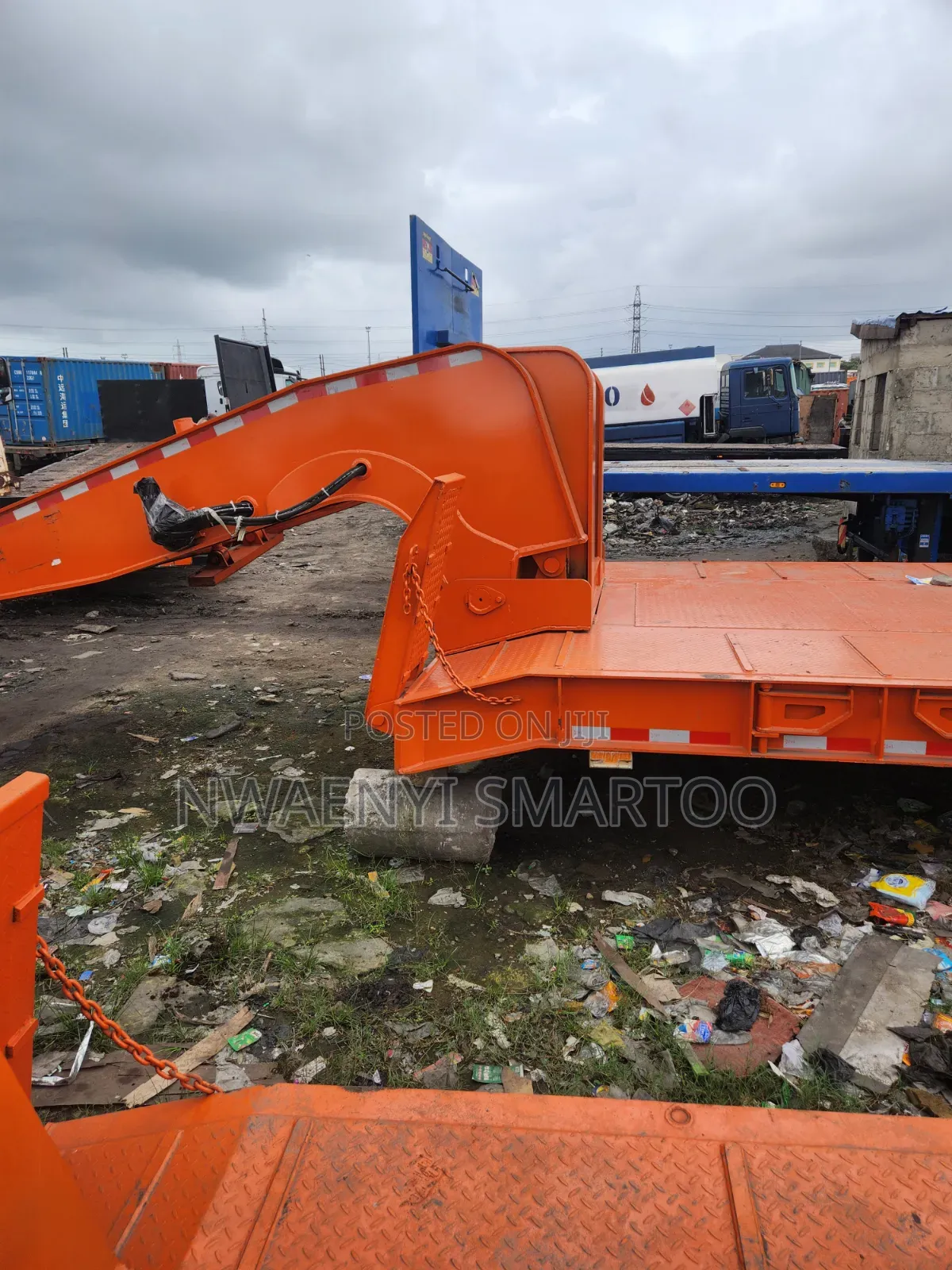 Heavy Duty Front Loader 100ton Low Bed Truck
