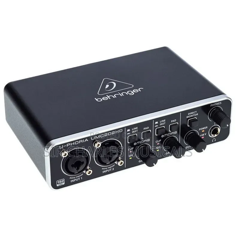 Behringer U-Phoria Umc202hd Studio Sound Card