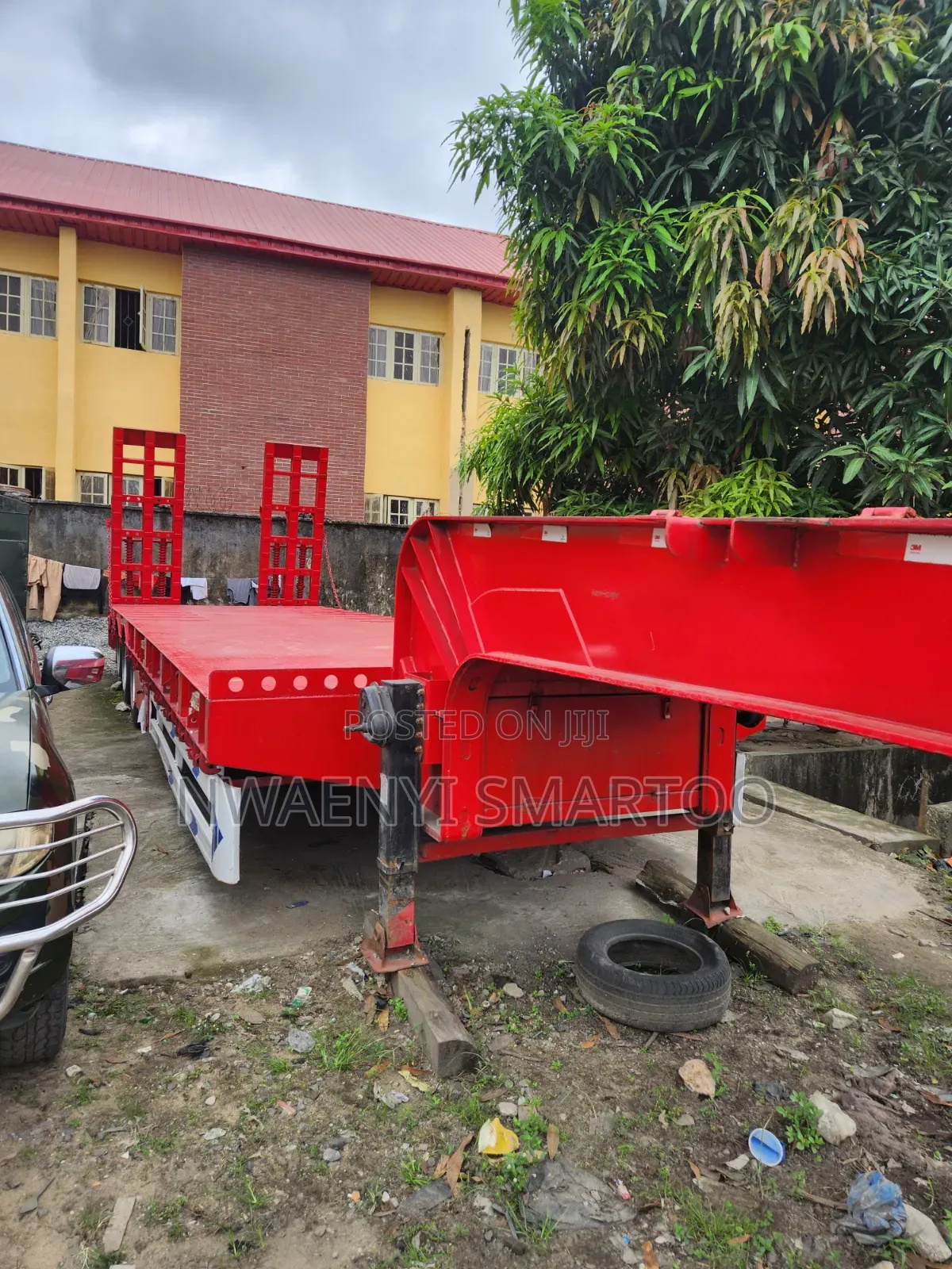 80ton Low Bed Trailer Truck
