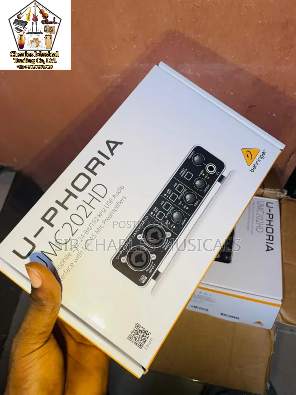 Behringer U-Phoria Umc202hd Studio Audio Interface