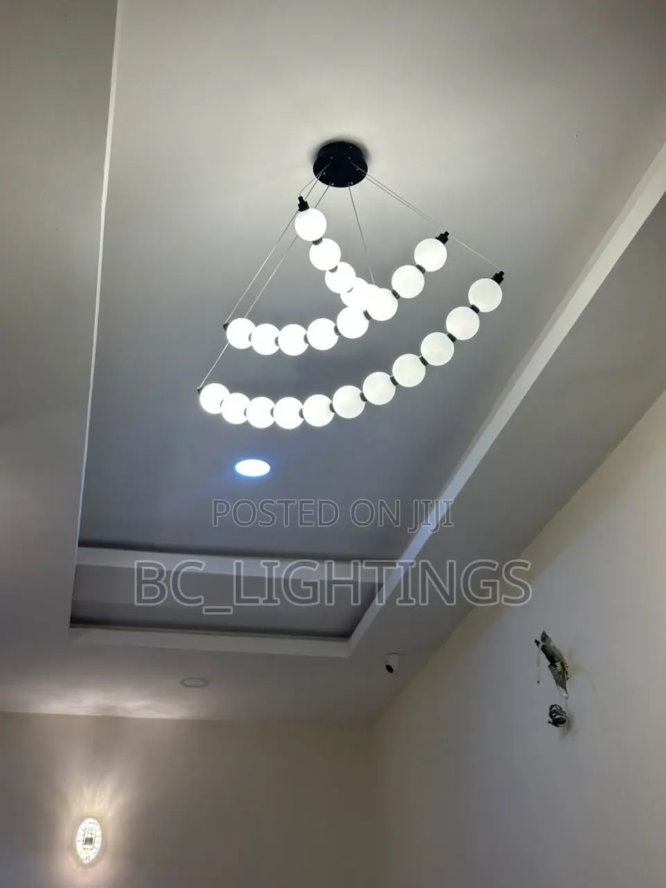 Modern Simple Bar Lamp Staircase Attic Chandelier Fashion Bedroom