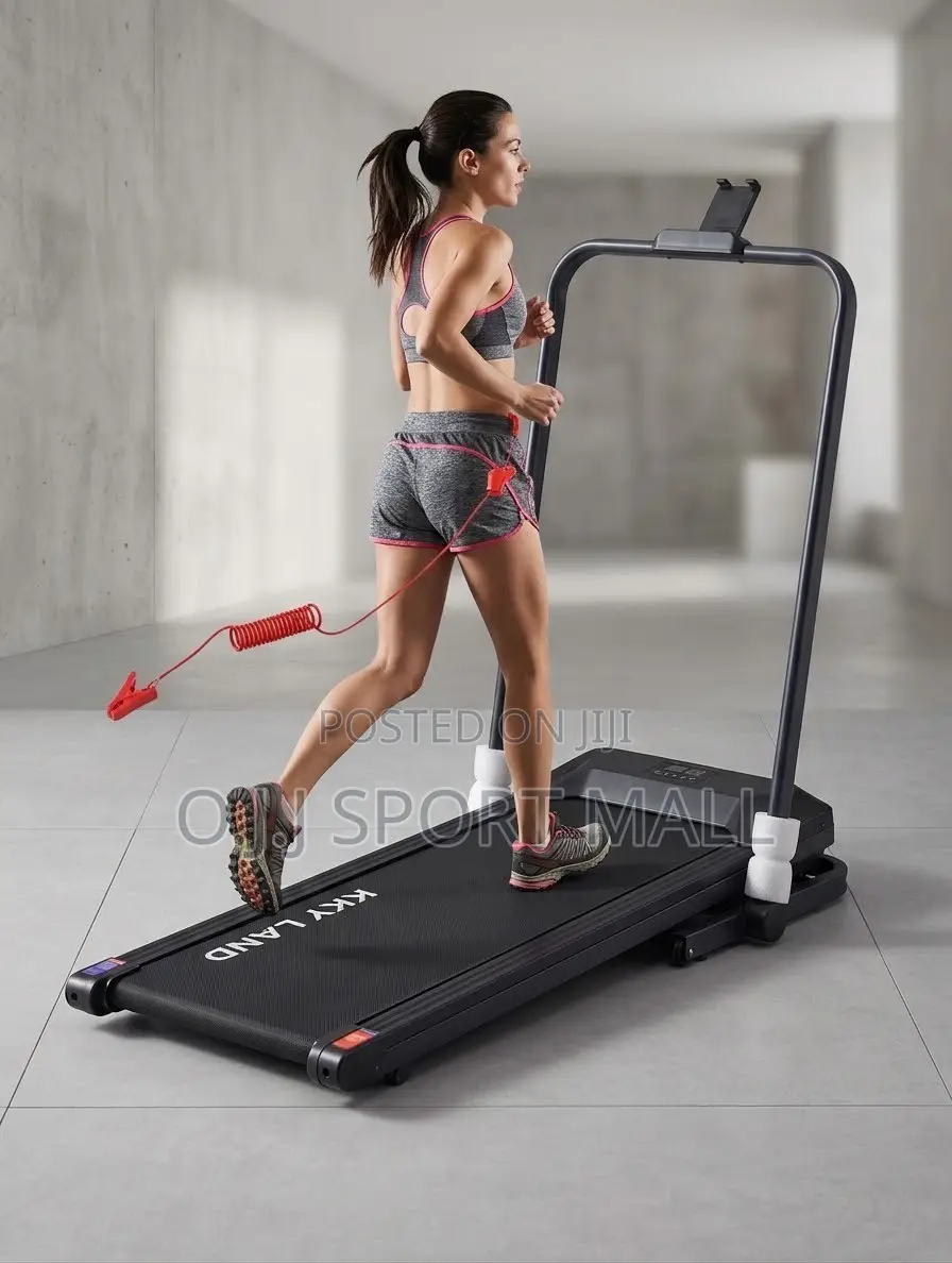 2HP Foldable Walkpad Treadmill With Bluetooth, Incline Phone Holder