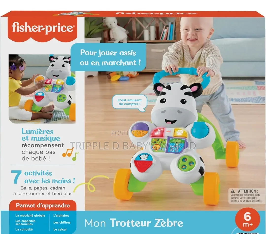 Fisher -Price Learn With Me Zebra Walker