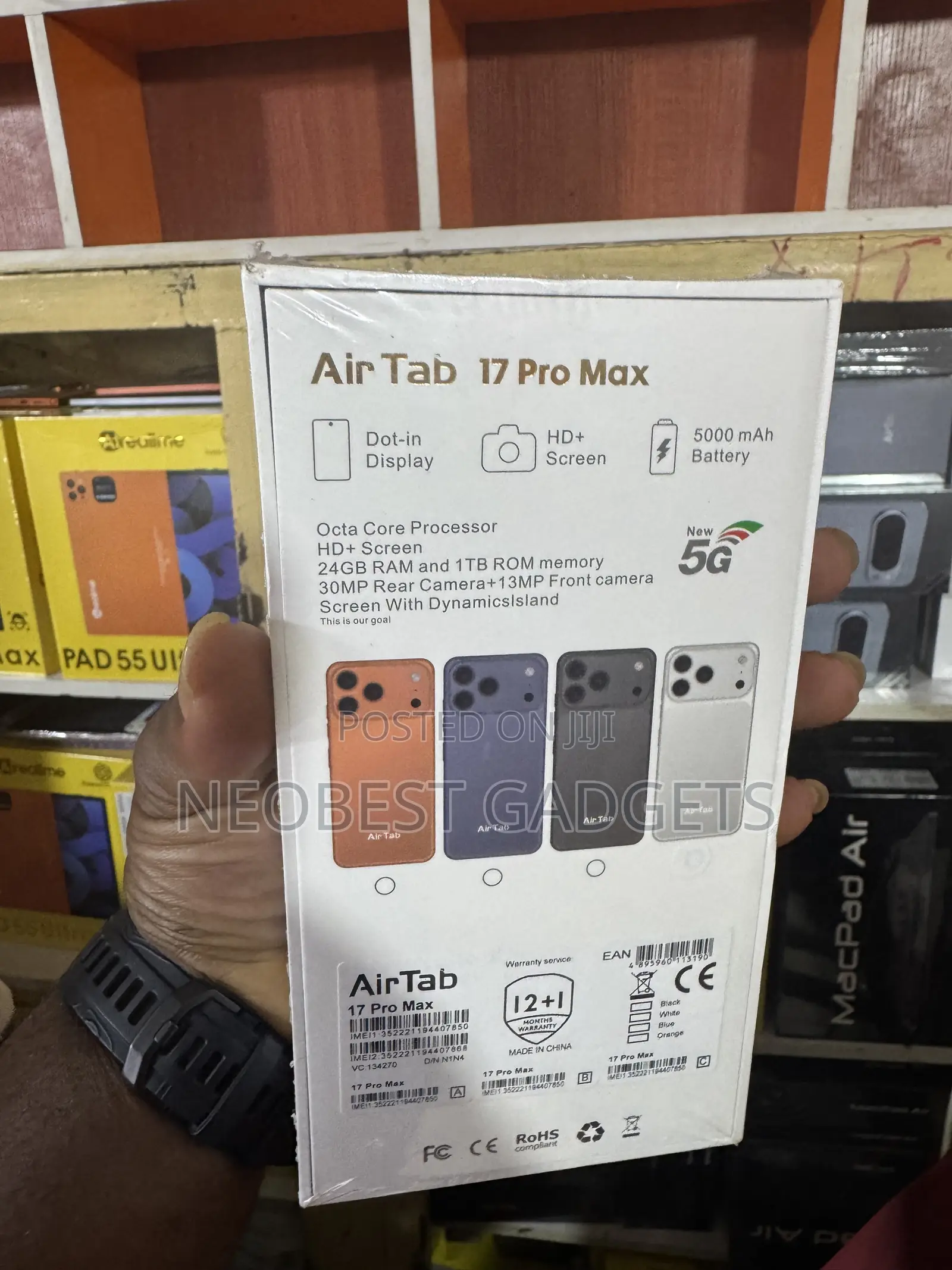 New AirTab 17 Pro Max 1 TB Silver
