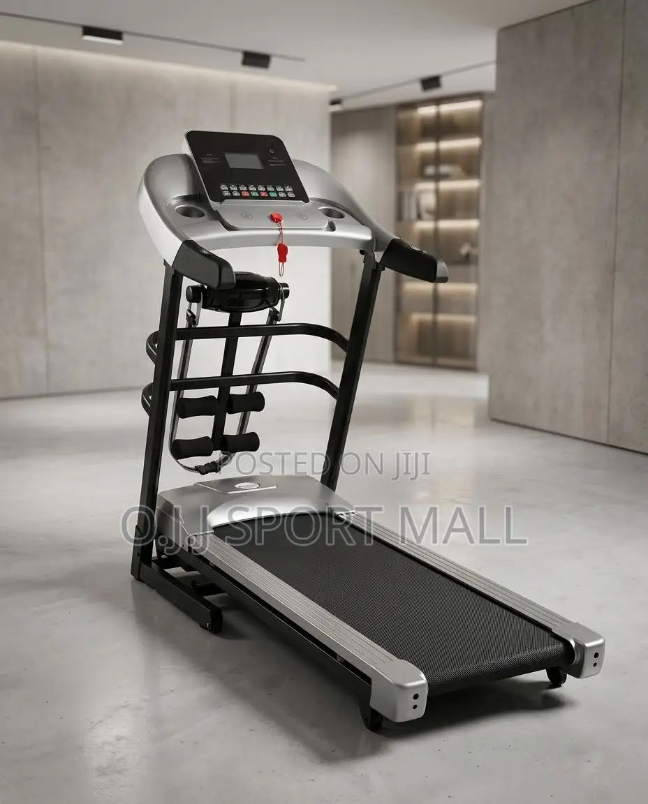 2.5HP Treadmill With Massager, Bluetooth, Music 120kg Capacity