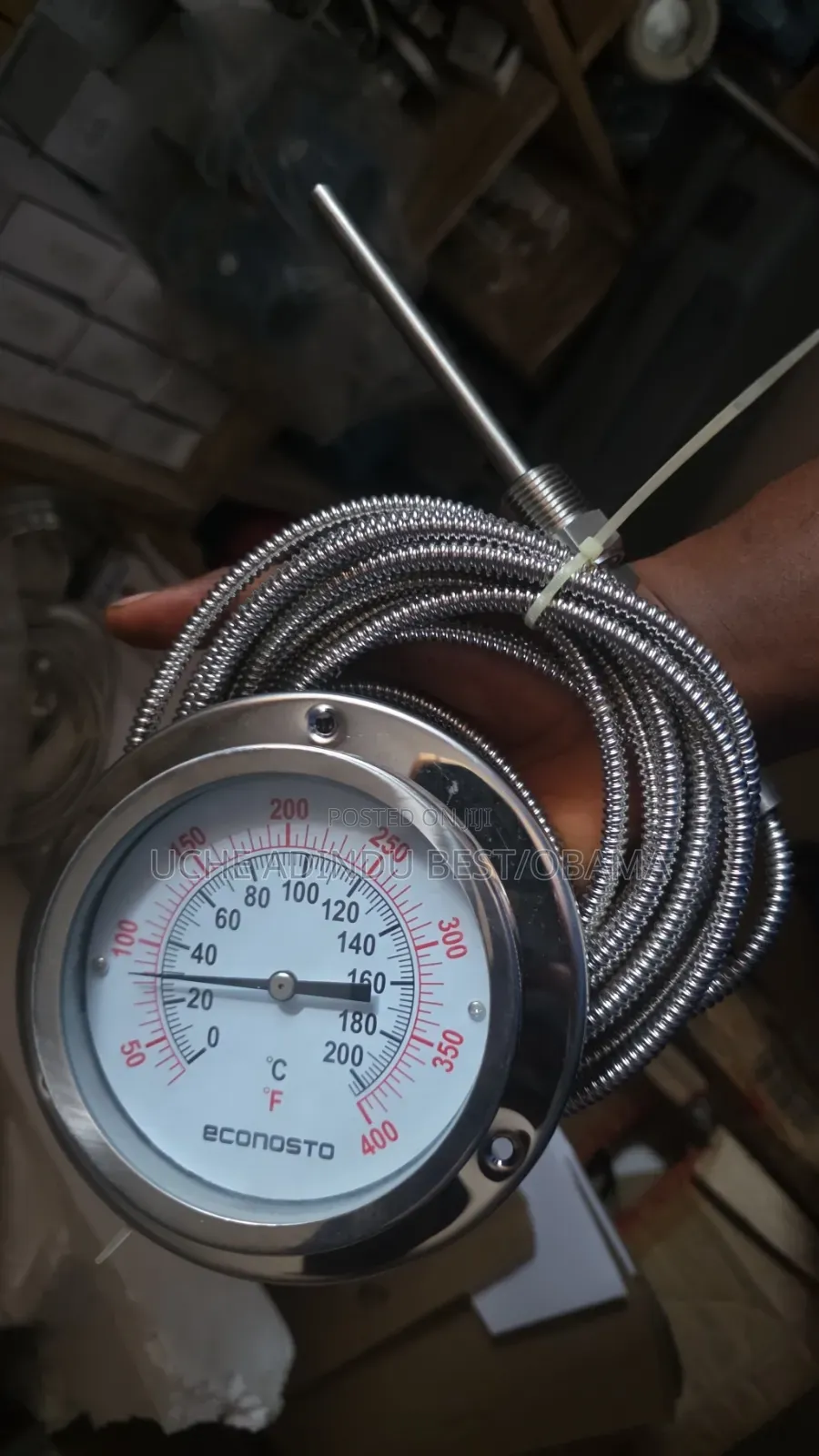 Temperature Gauge With Wire Sensors 0-200c 3m