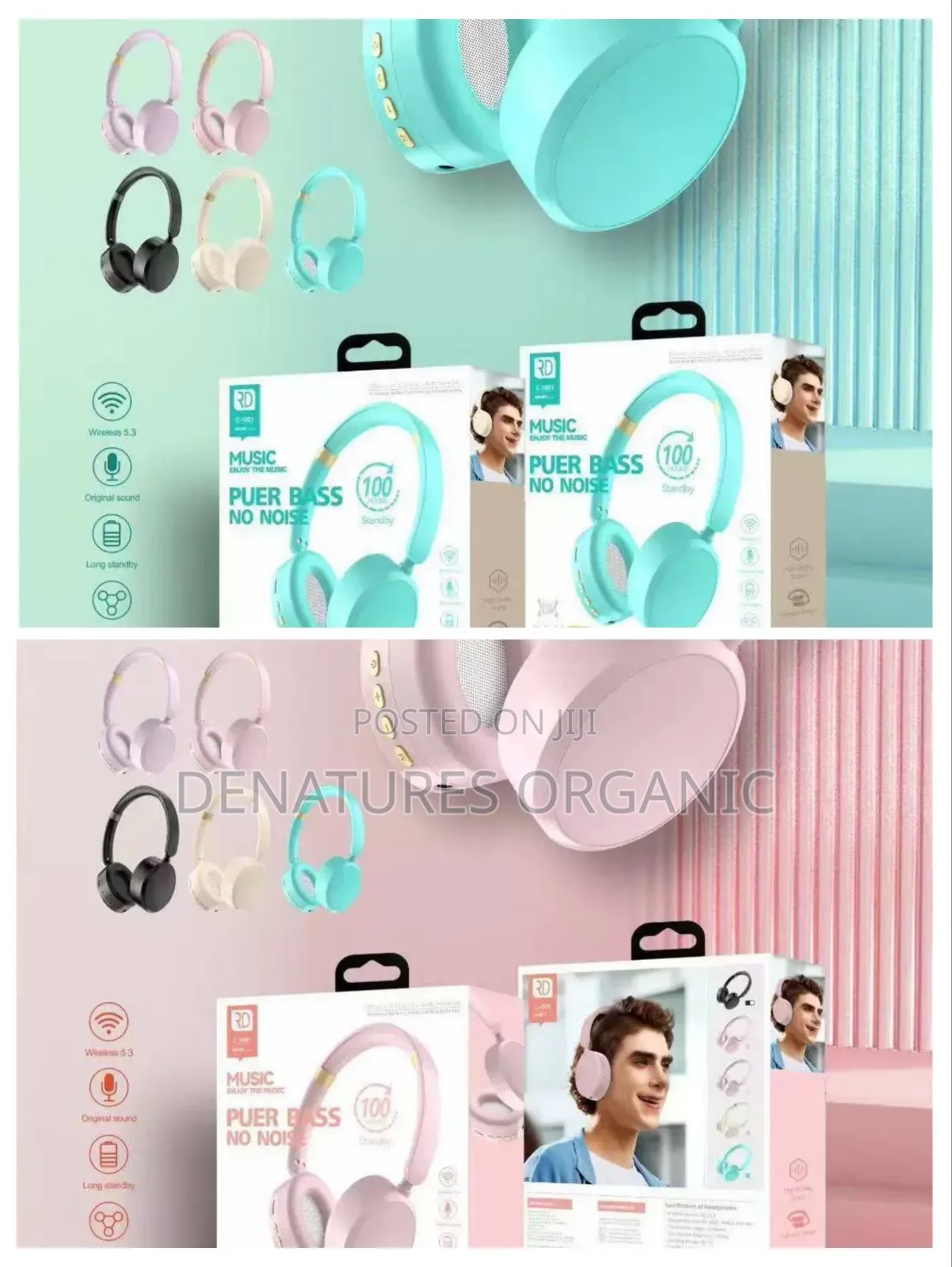 Wireless Pure Bass Sports Headphones