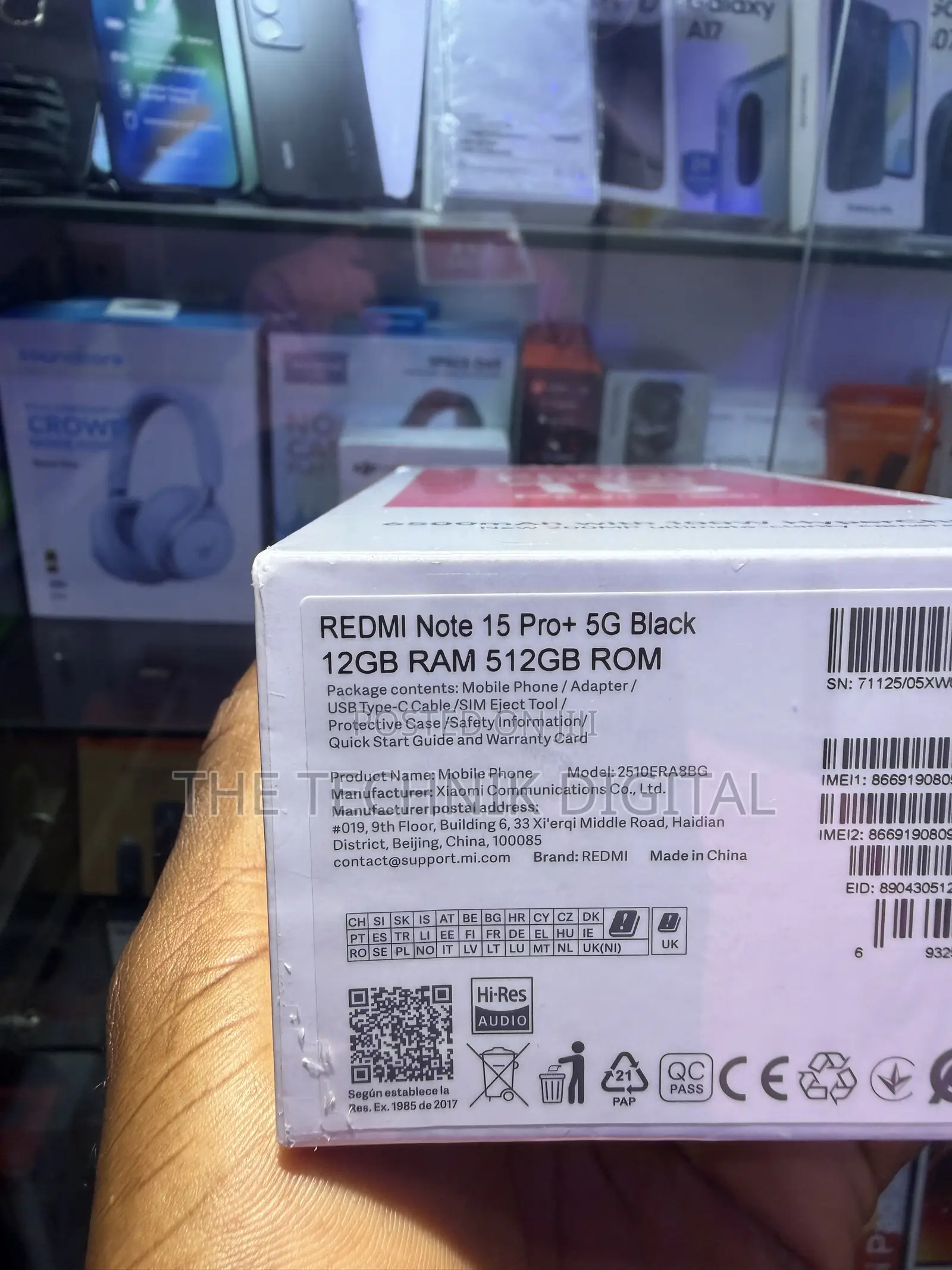 New Xiaomi Redmi Note 15 Pro+ 512 GB Black