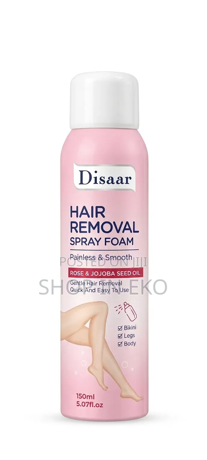 Disaar Rose Jojoba Oil Hair Removal Spray Foam - Painless Smooth